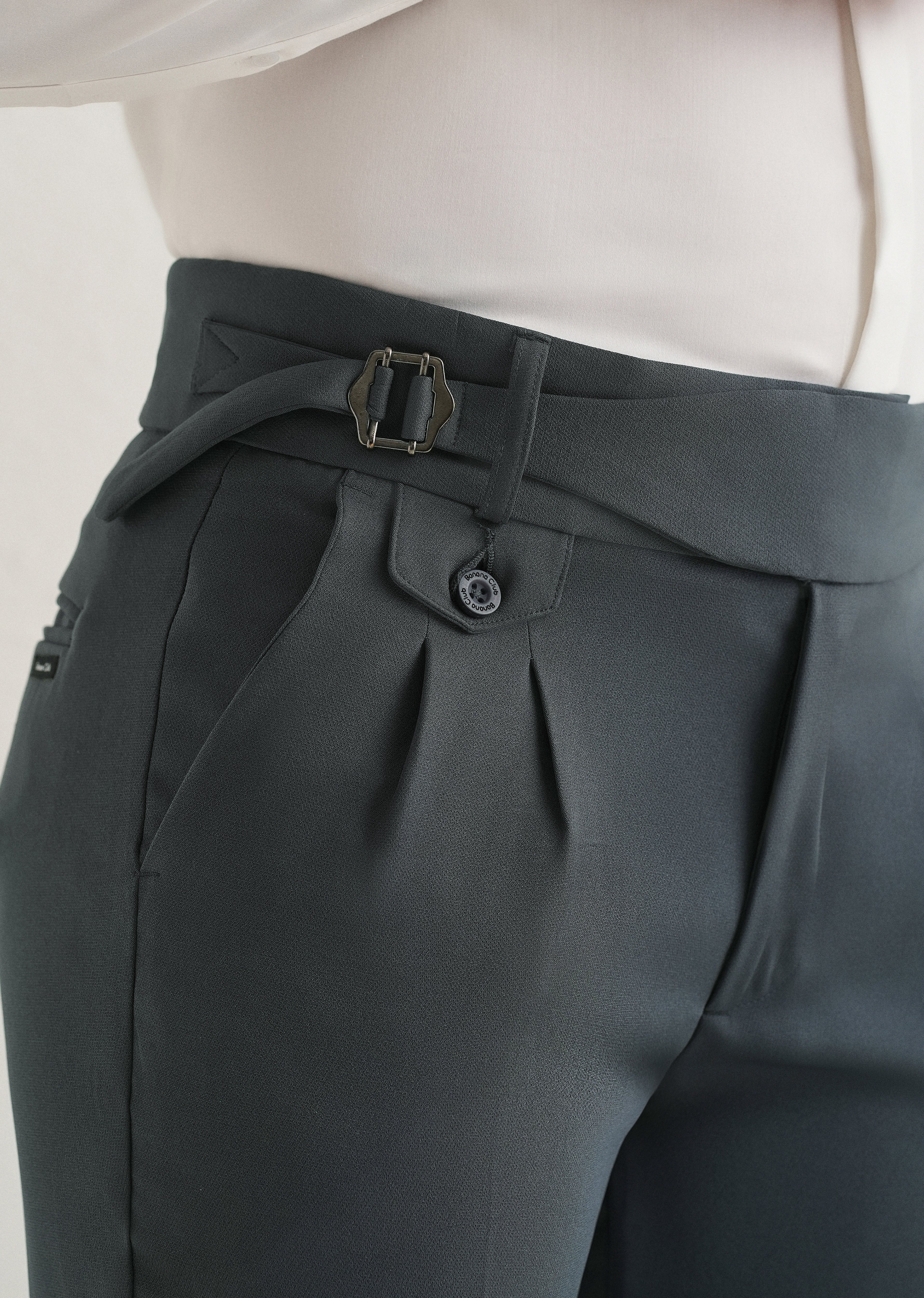 Smoke Grey Gurkha Pant - Image 5