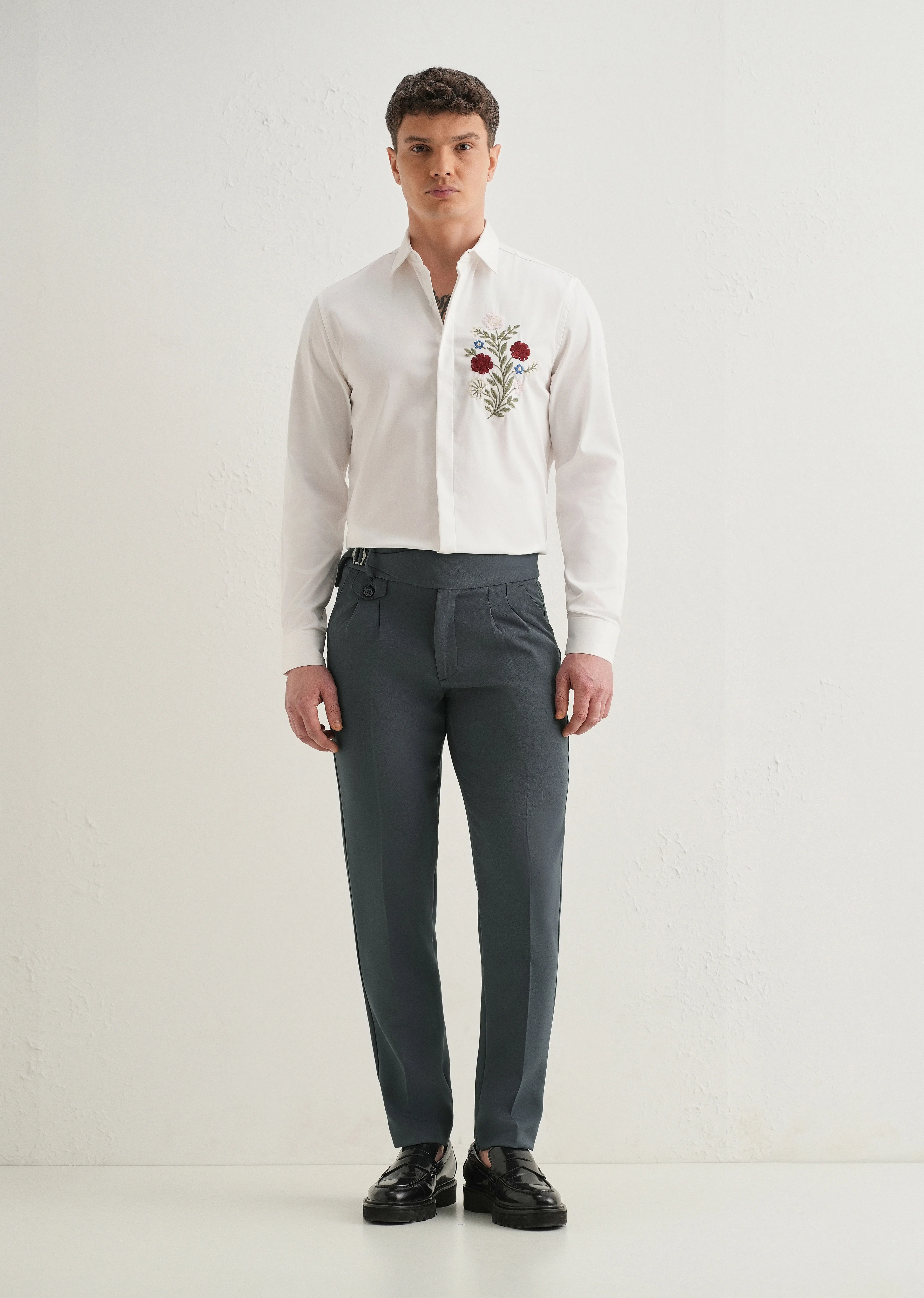 Smoke Grey Gurkha Pant - Image 6