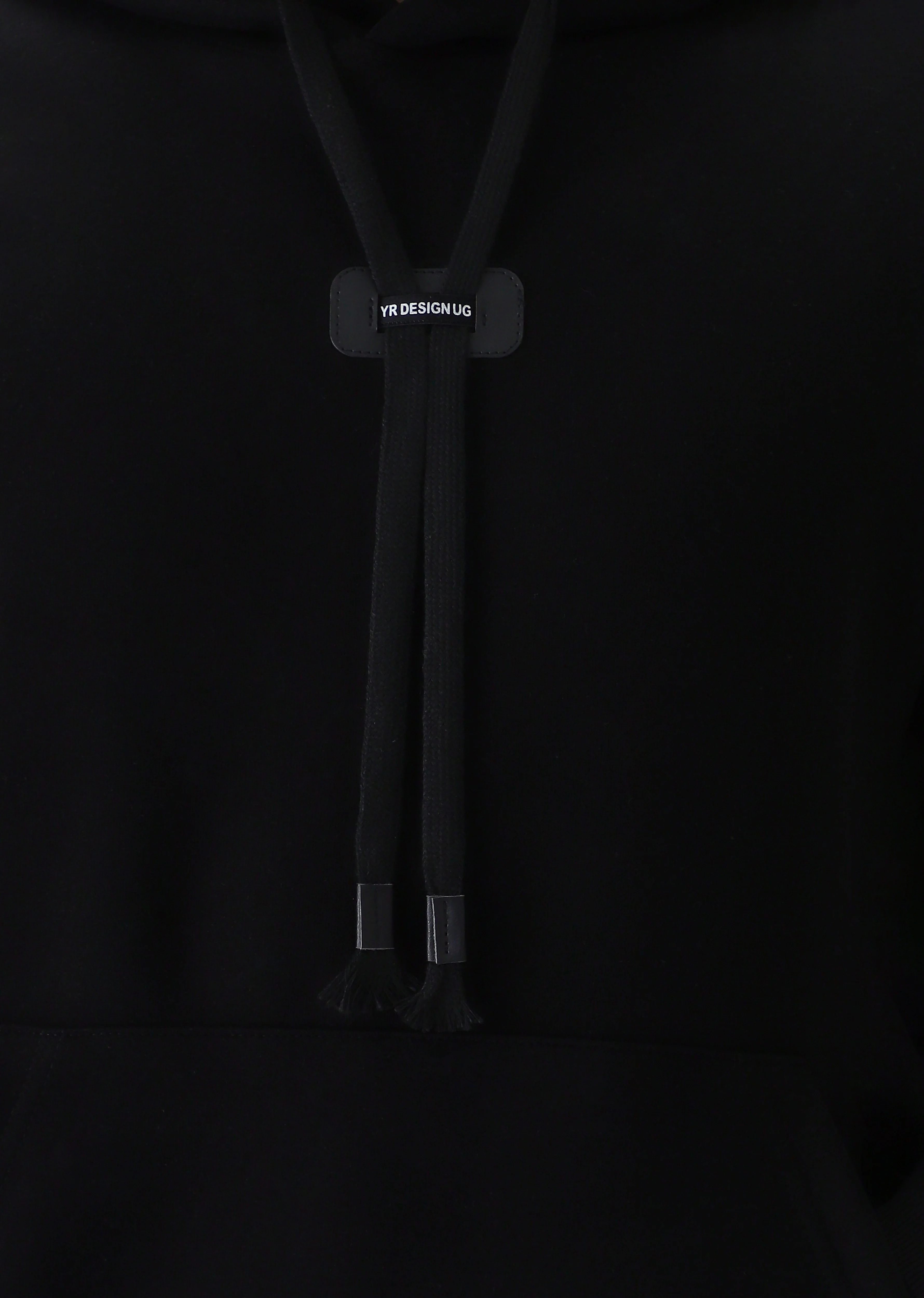 Solid Black Hoodie - Image 5