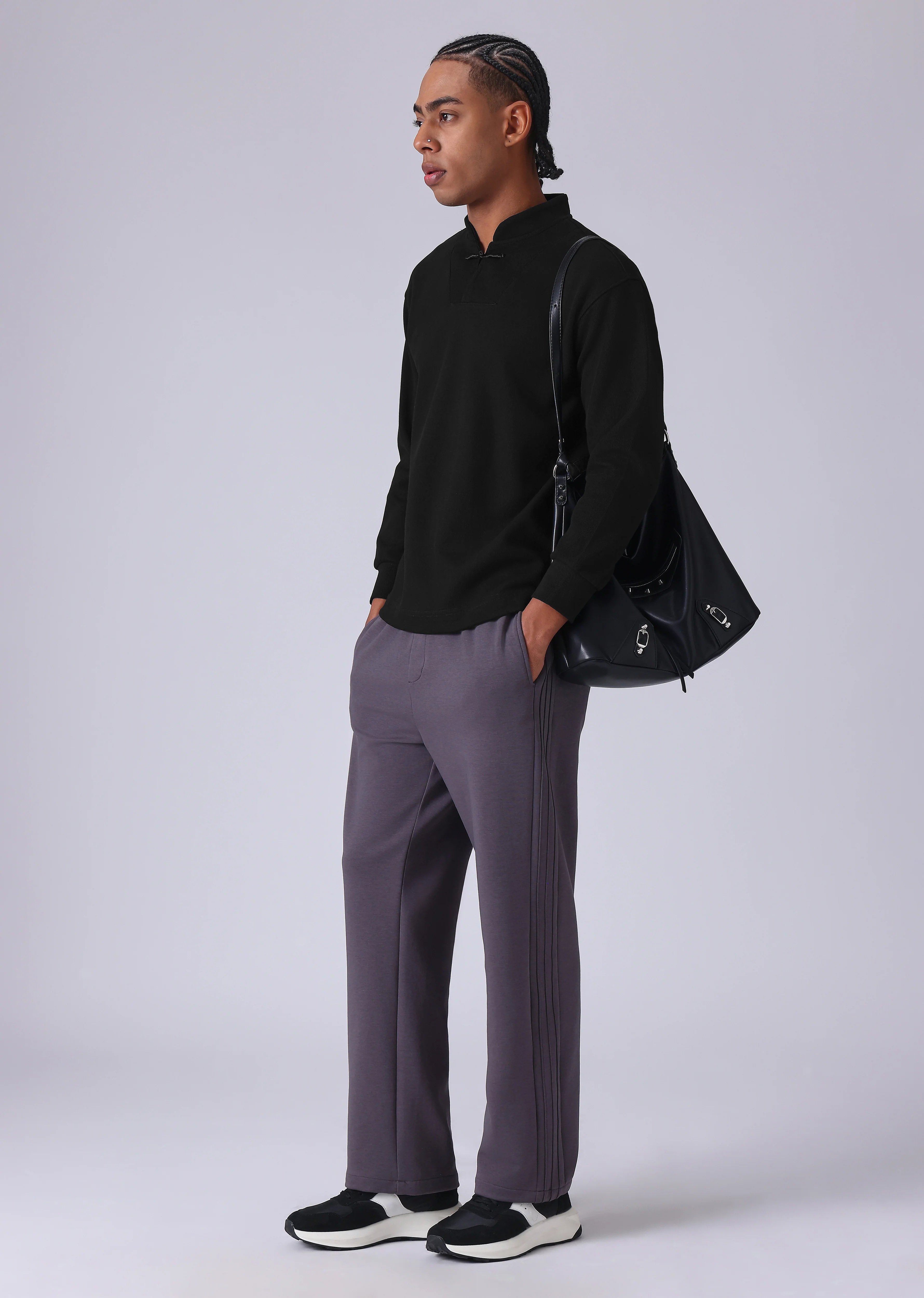 Solid Black Sweatshirt - Image 6