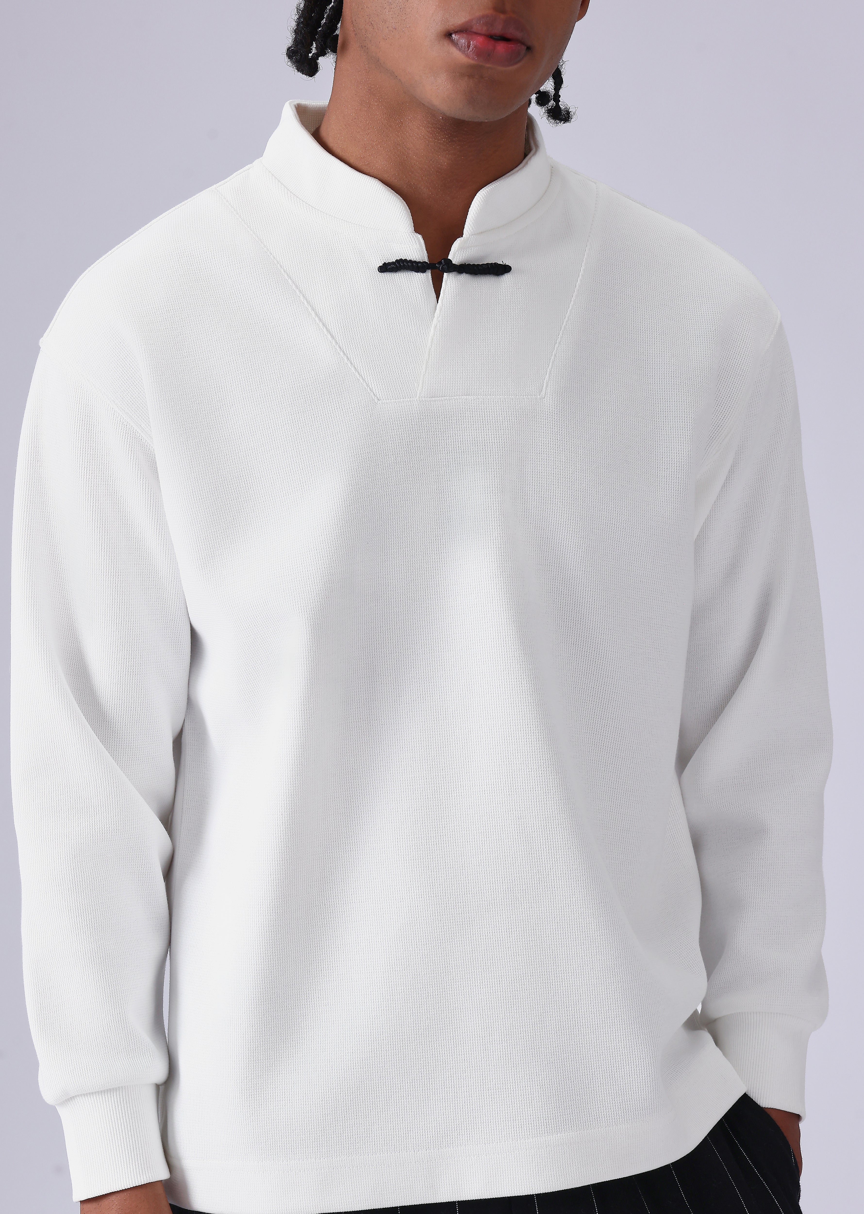 Solid White Sweatshirt - Image 7