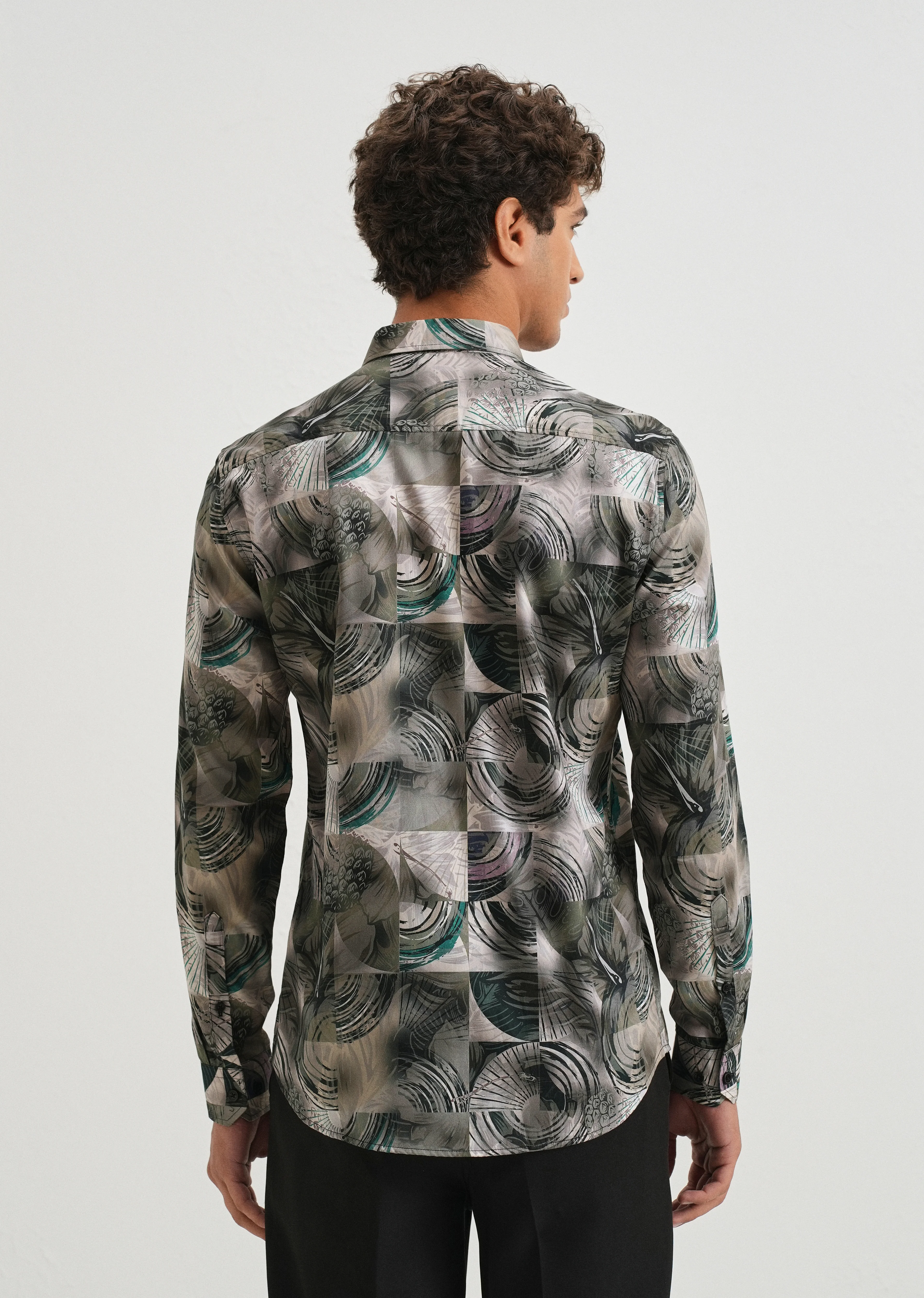 Spiral Printed Shirt - Image 2