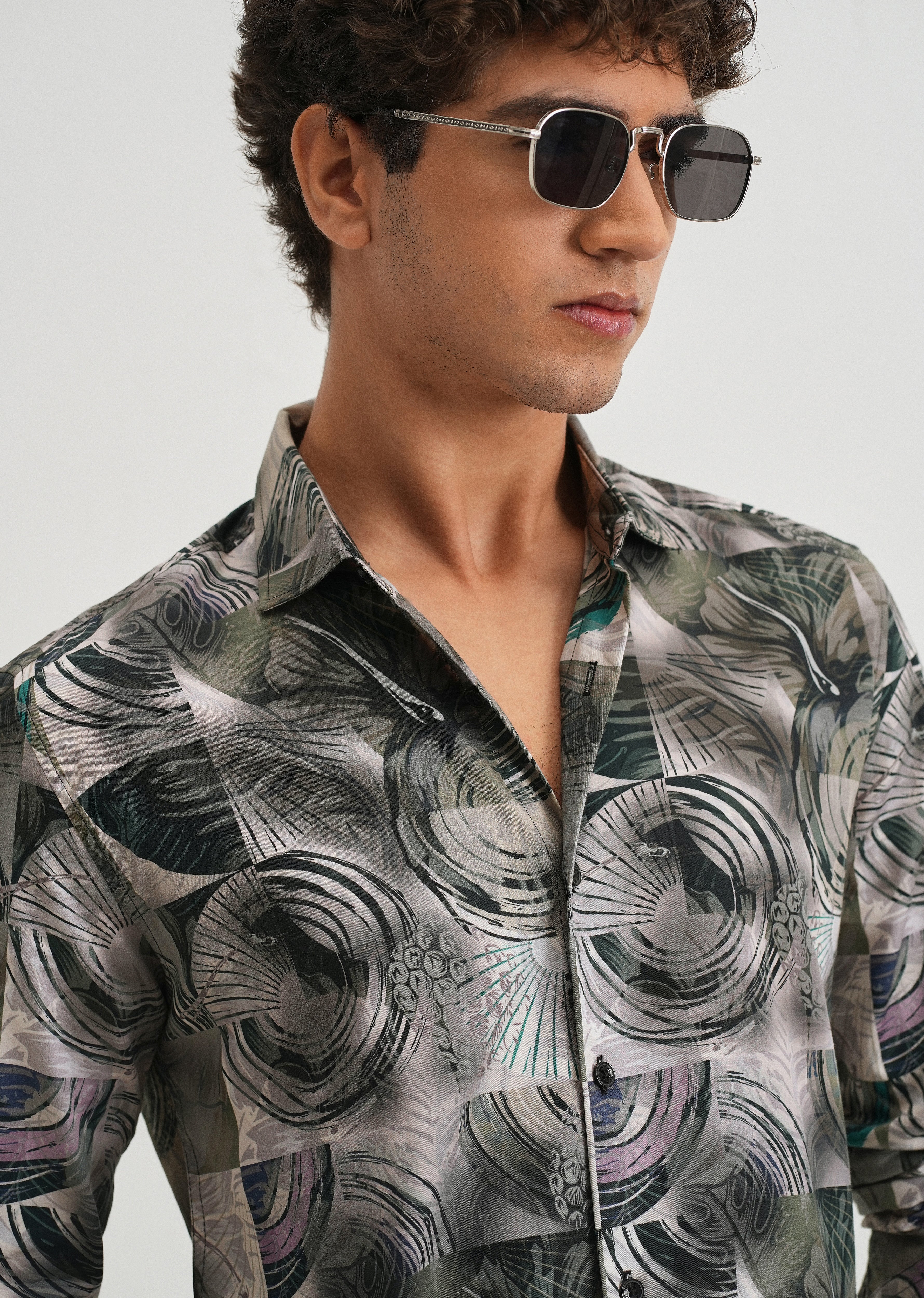 Spiral Printed Shirt - Image 5
