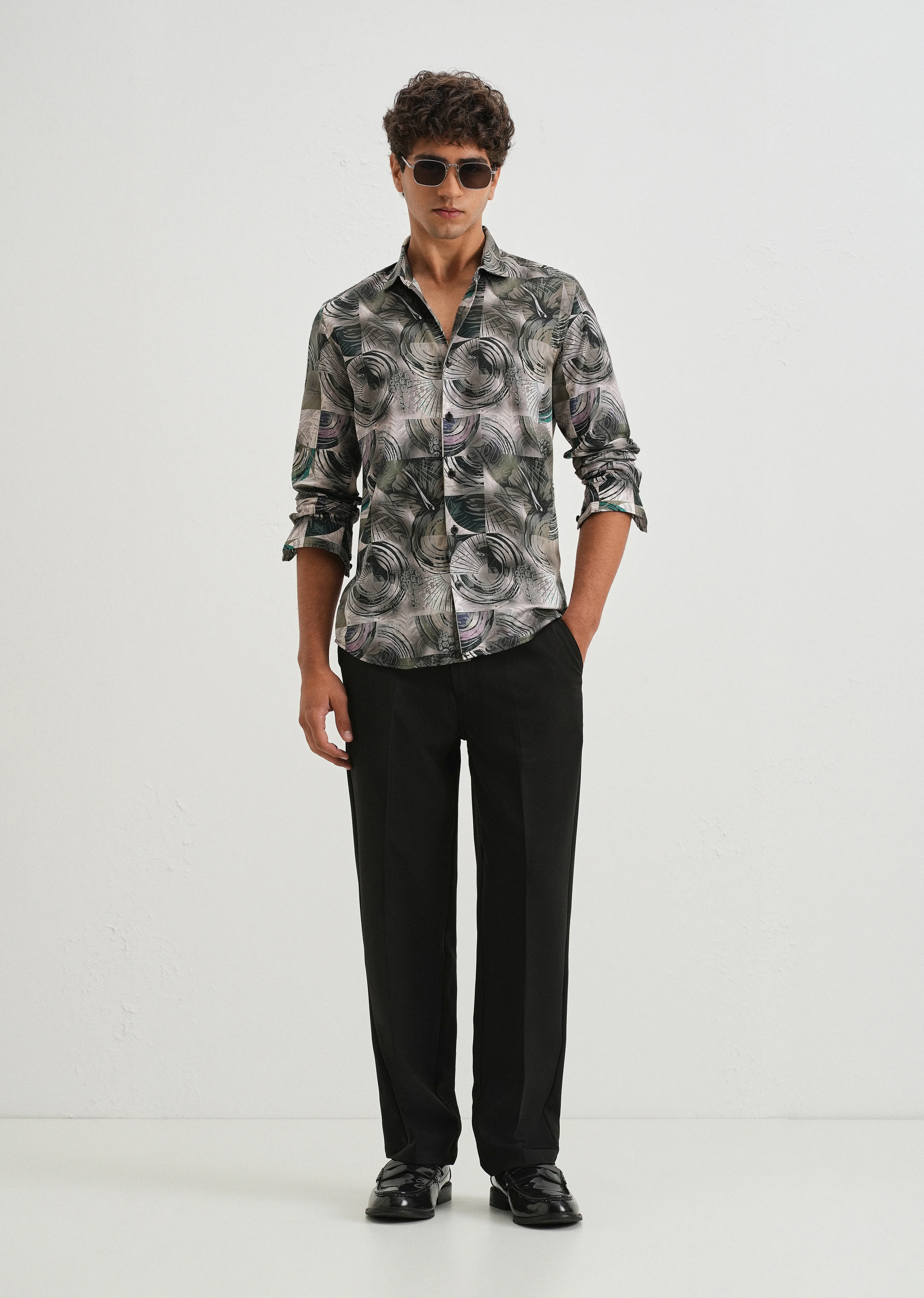 Spiral Printed Shirt - Image 6