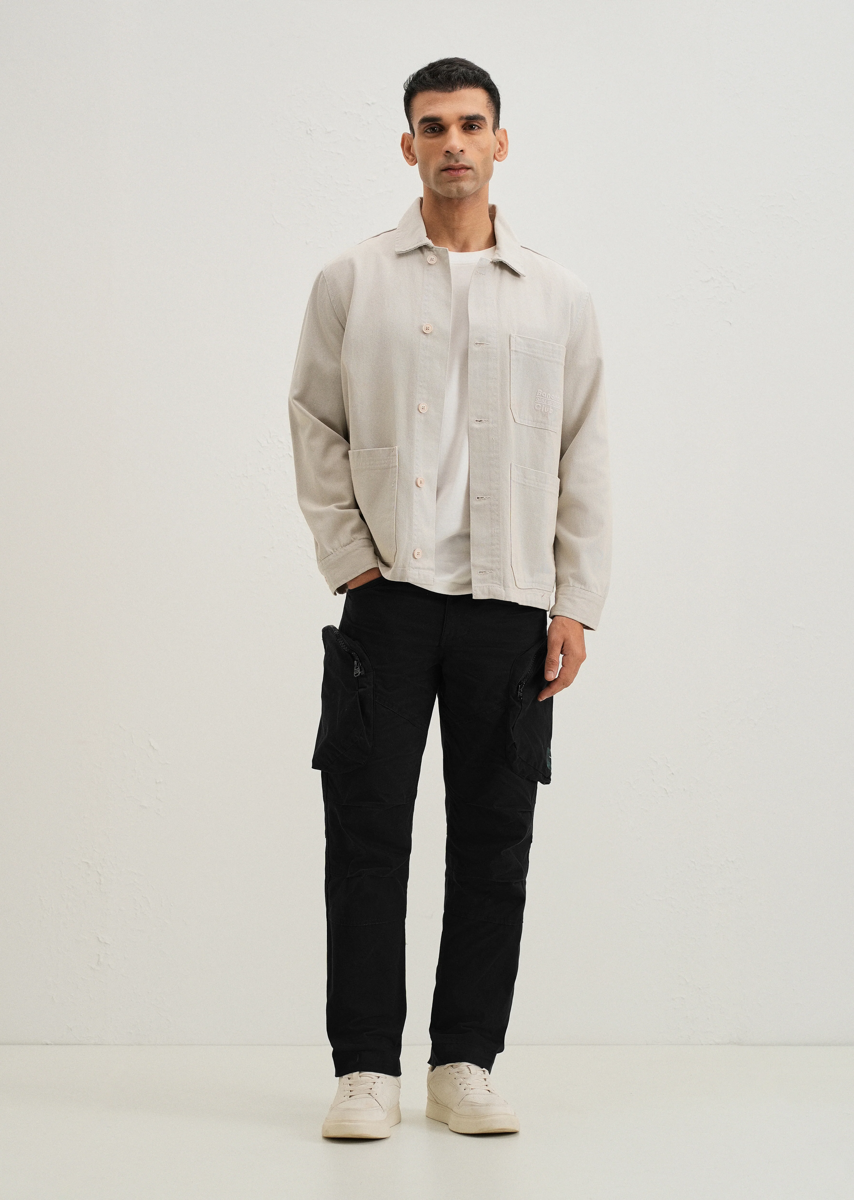 Steezy Black Zipper Cargo Pant - Image 7