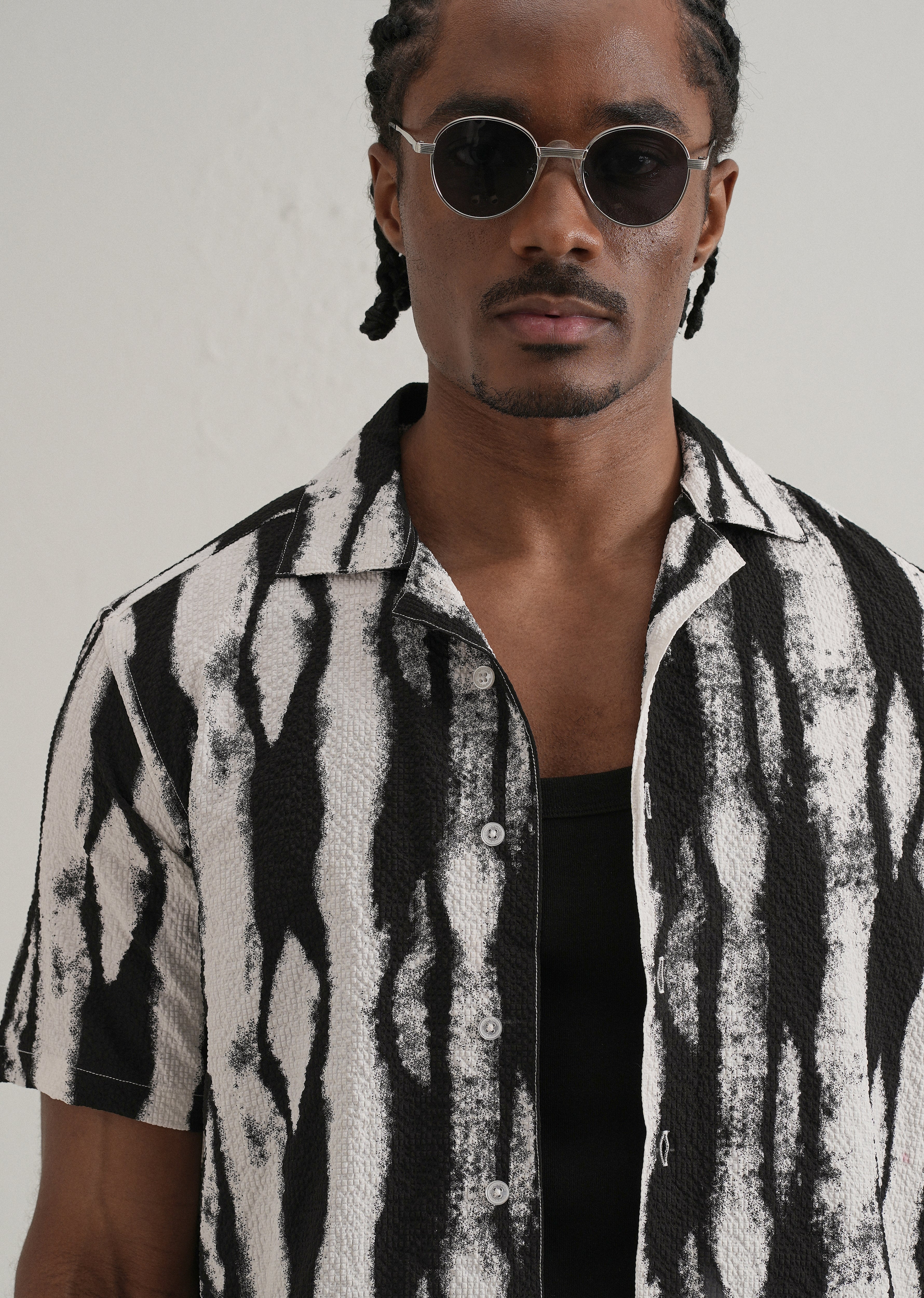 Streak Print Popcorn Shirt - Image 5