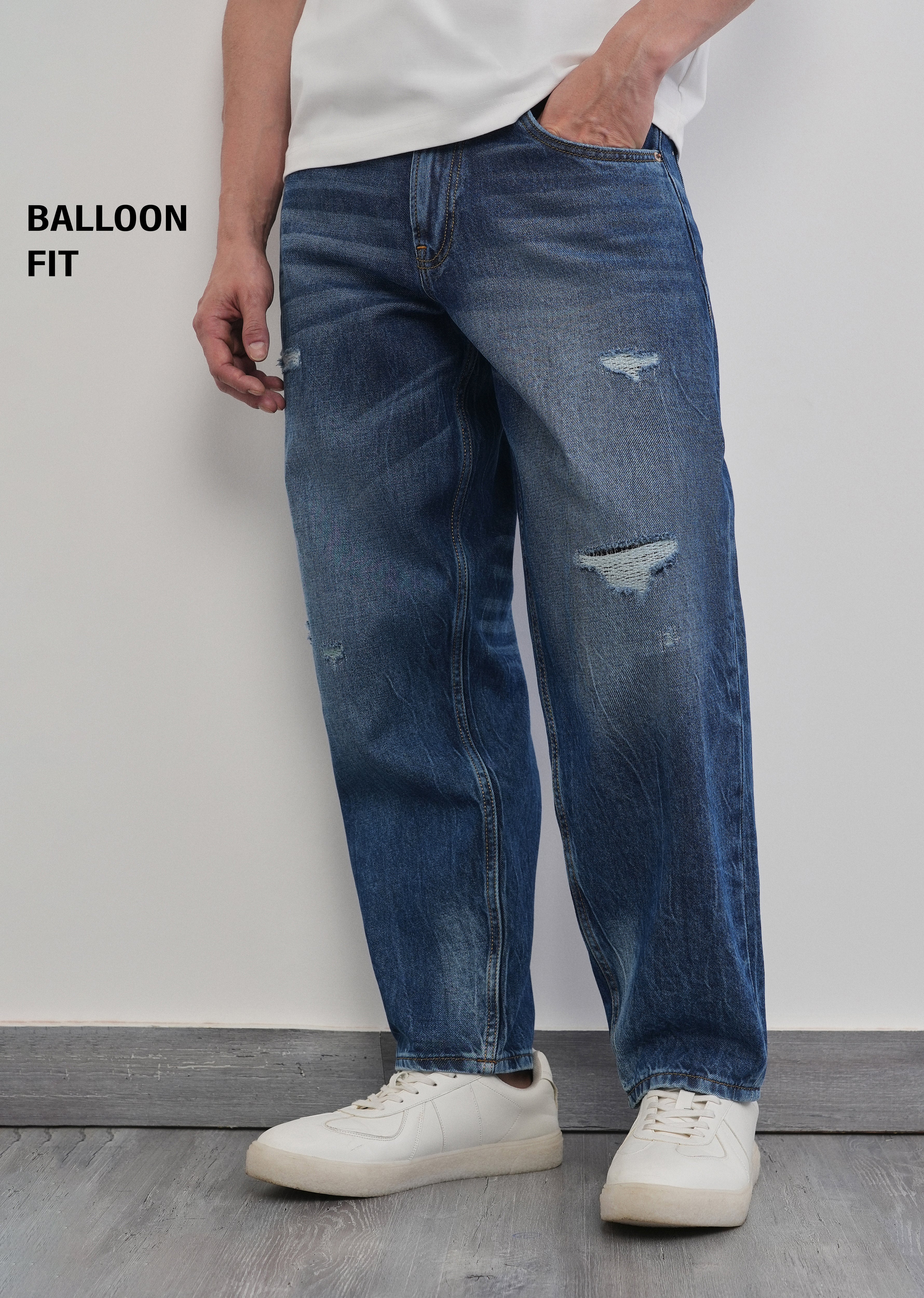 Street Core Balloon Fit Jeans - Image 7