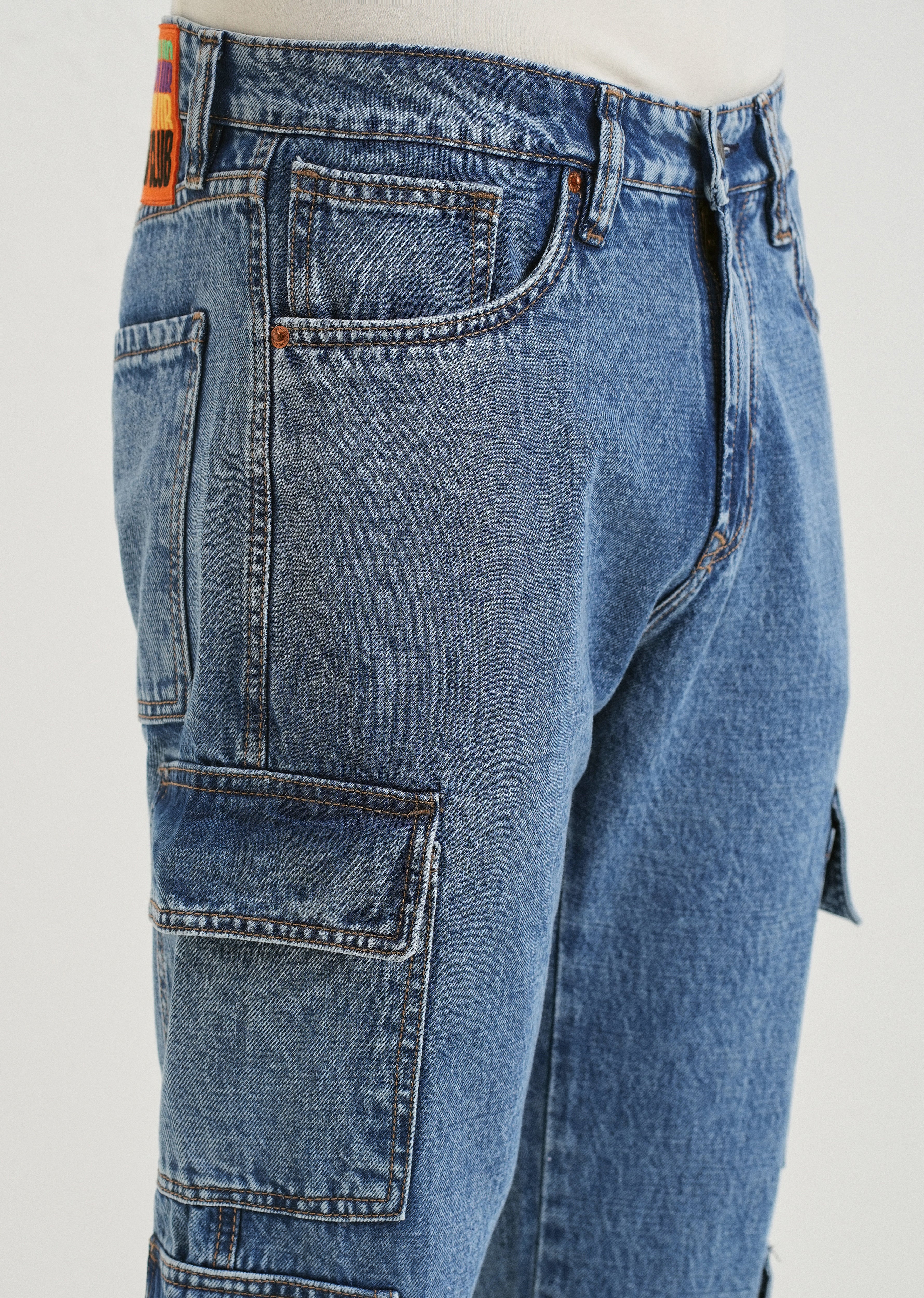 Streetstyle Sapphire Blue Baggy fit Jeans - Image 5