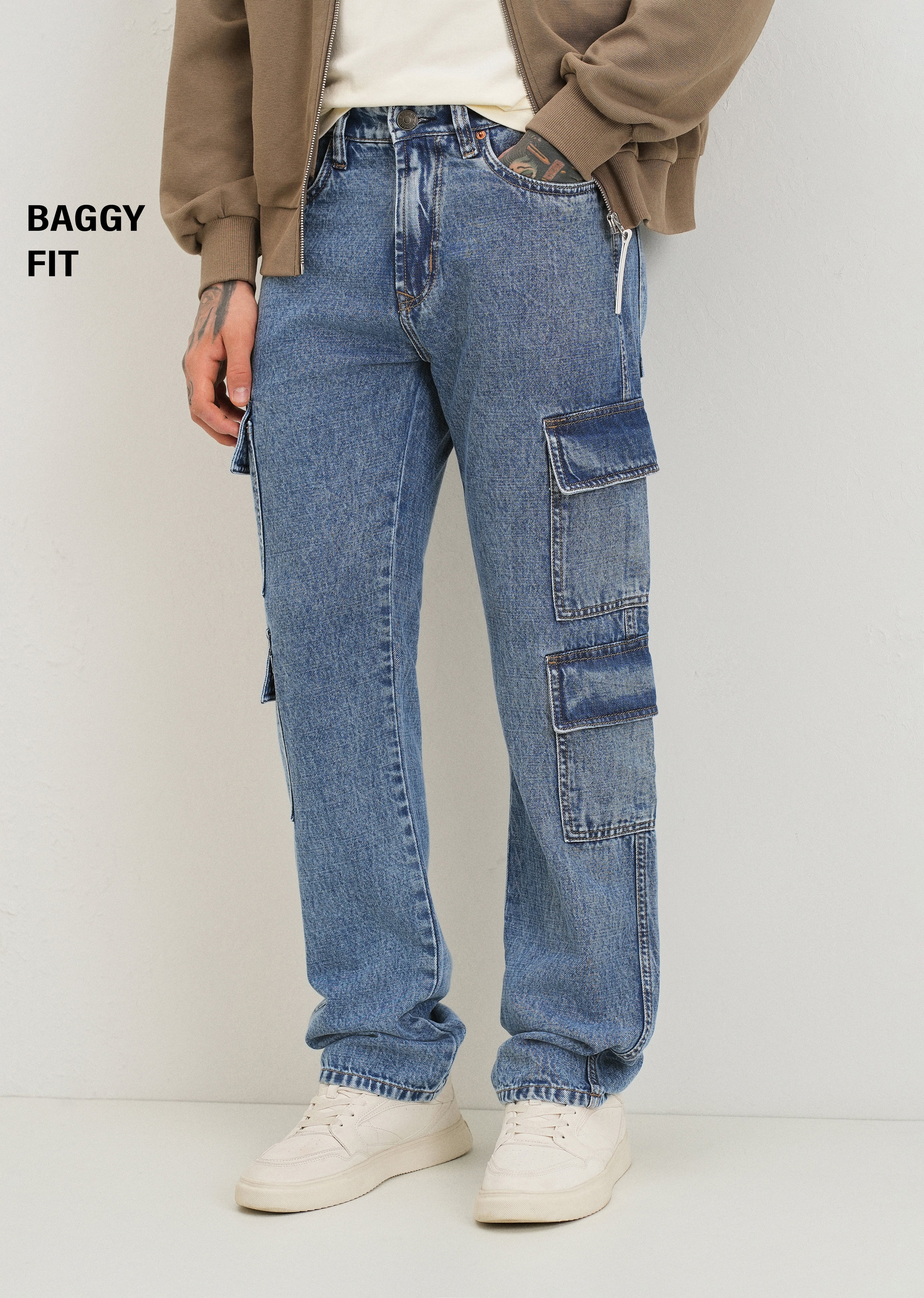 Streetstyle Sapphire Blue Baggy fit Jeans - Image 7