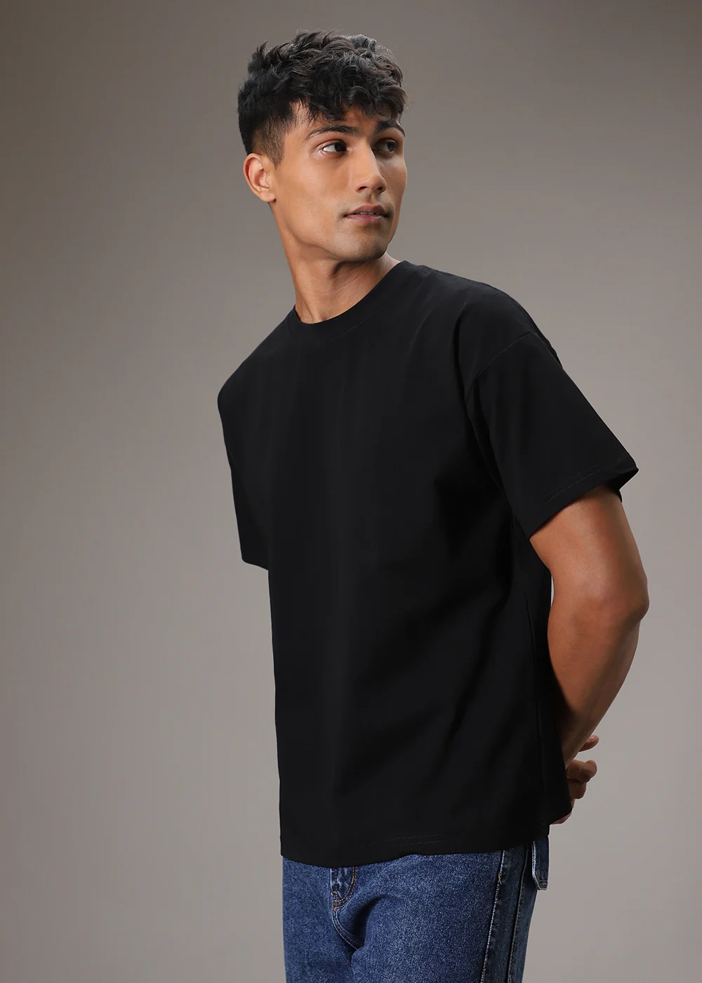 Striped Black Oversized T-shirt - Image 6