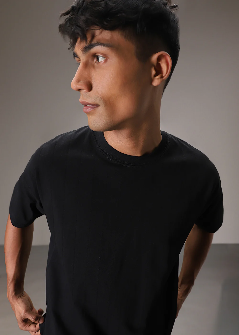 Striped Black Oversized T-shirt - Image 7
