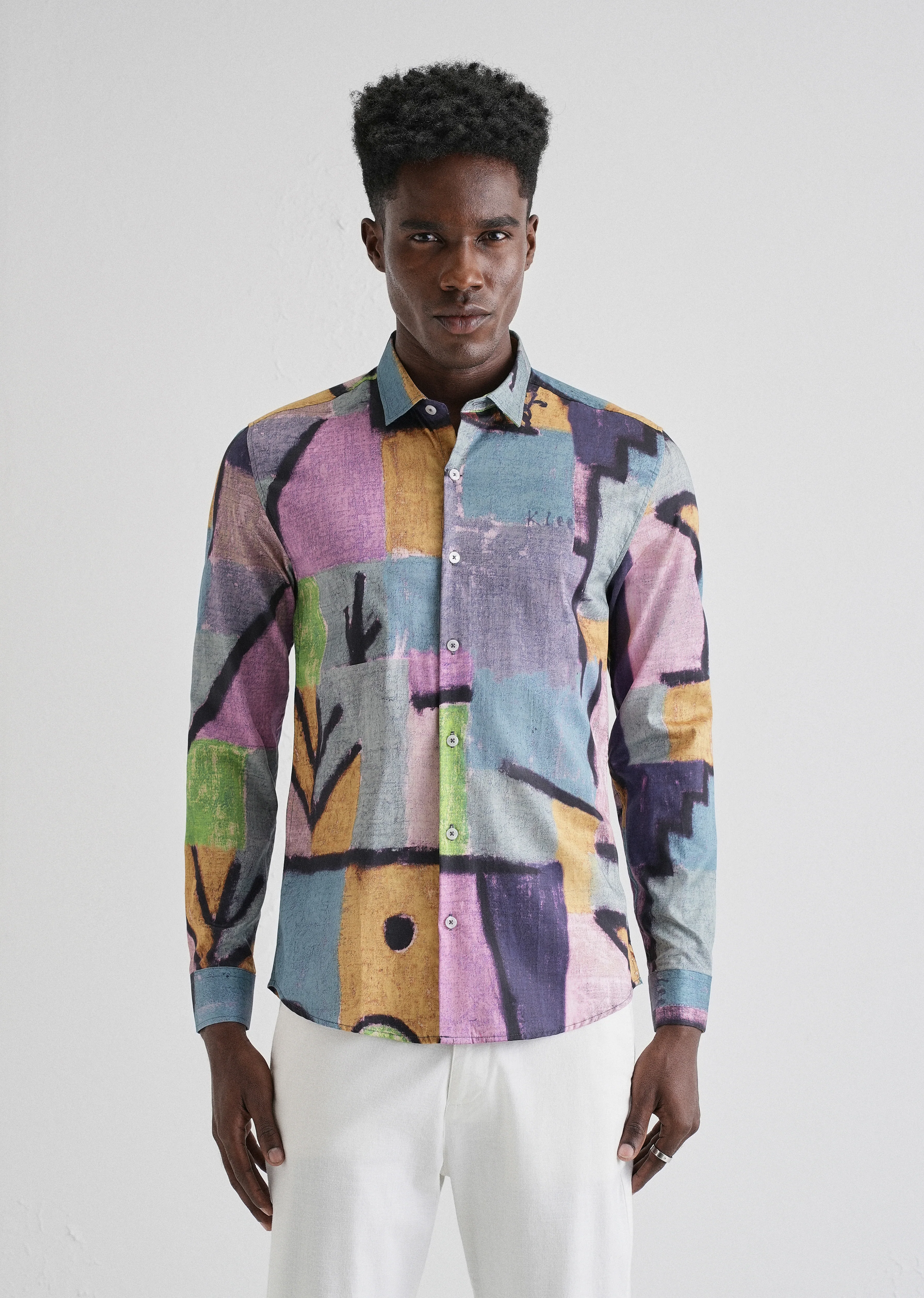 Stylish Multicoloured Printed Shirt - Image 3