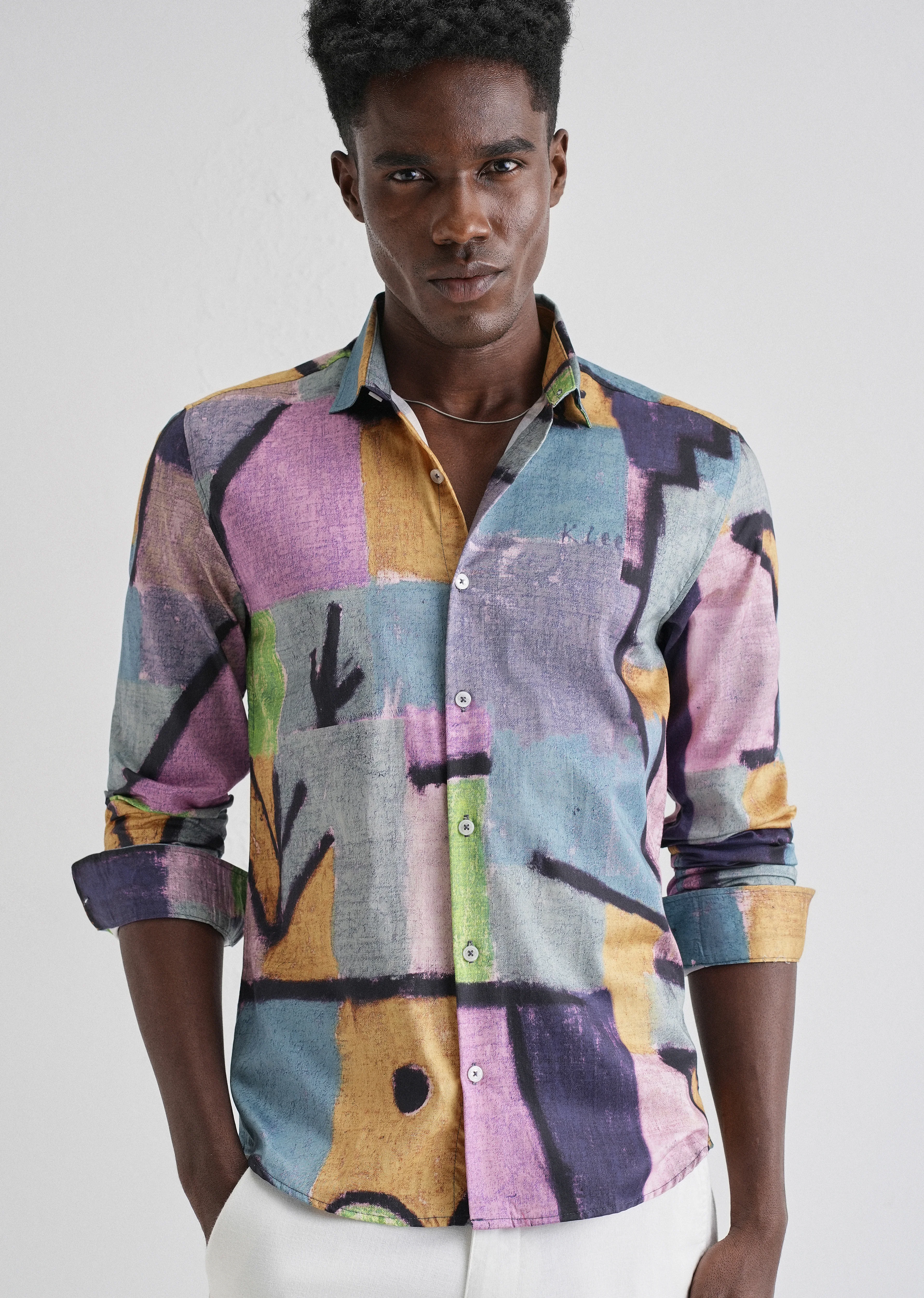 Stylish Multicoloured Printed Shirt - Image 7