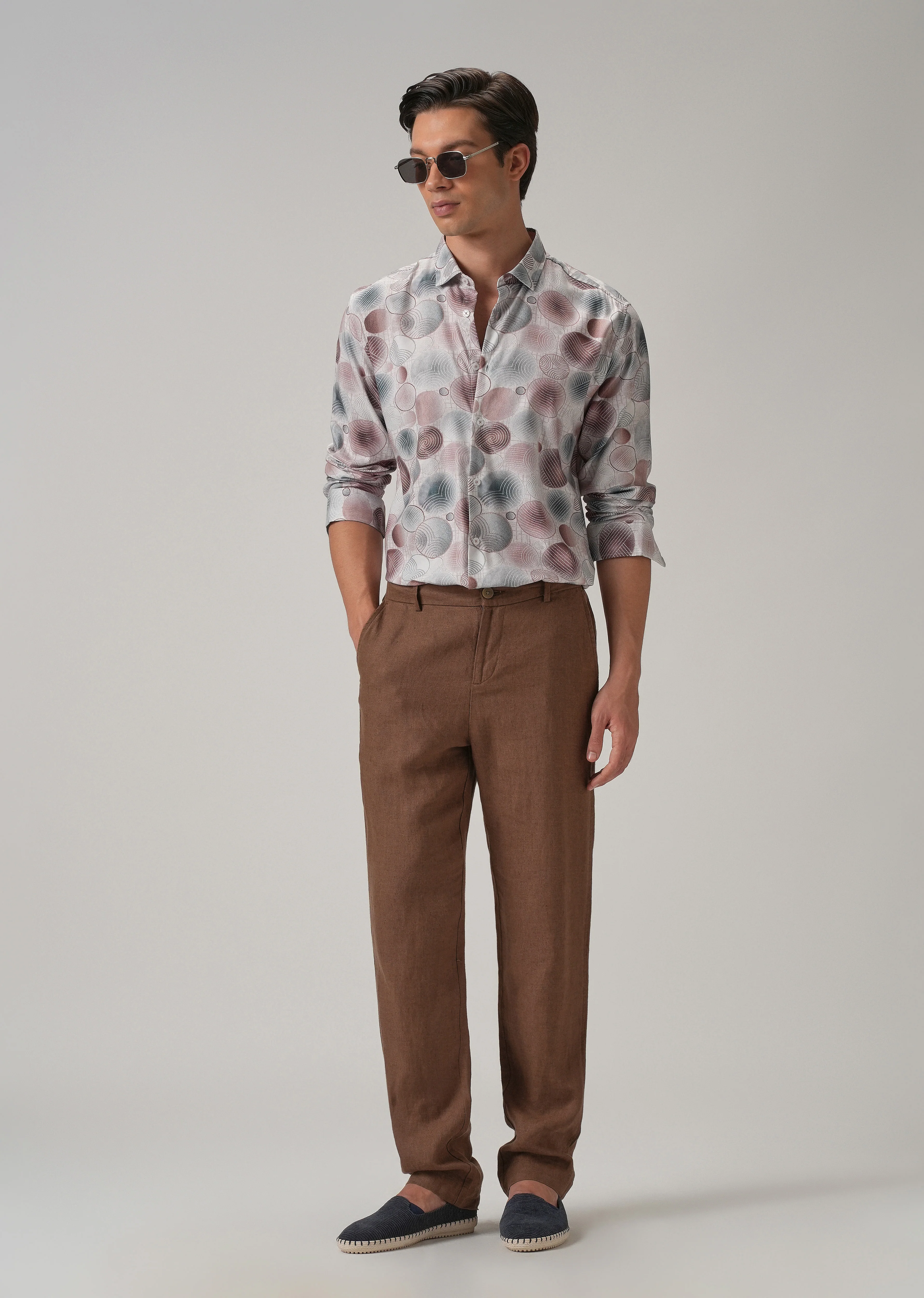 Stylish Geometric Print Shirt - Image 6