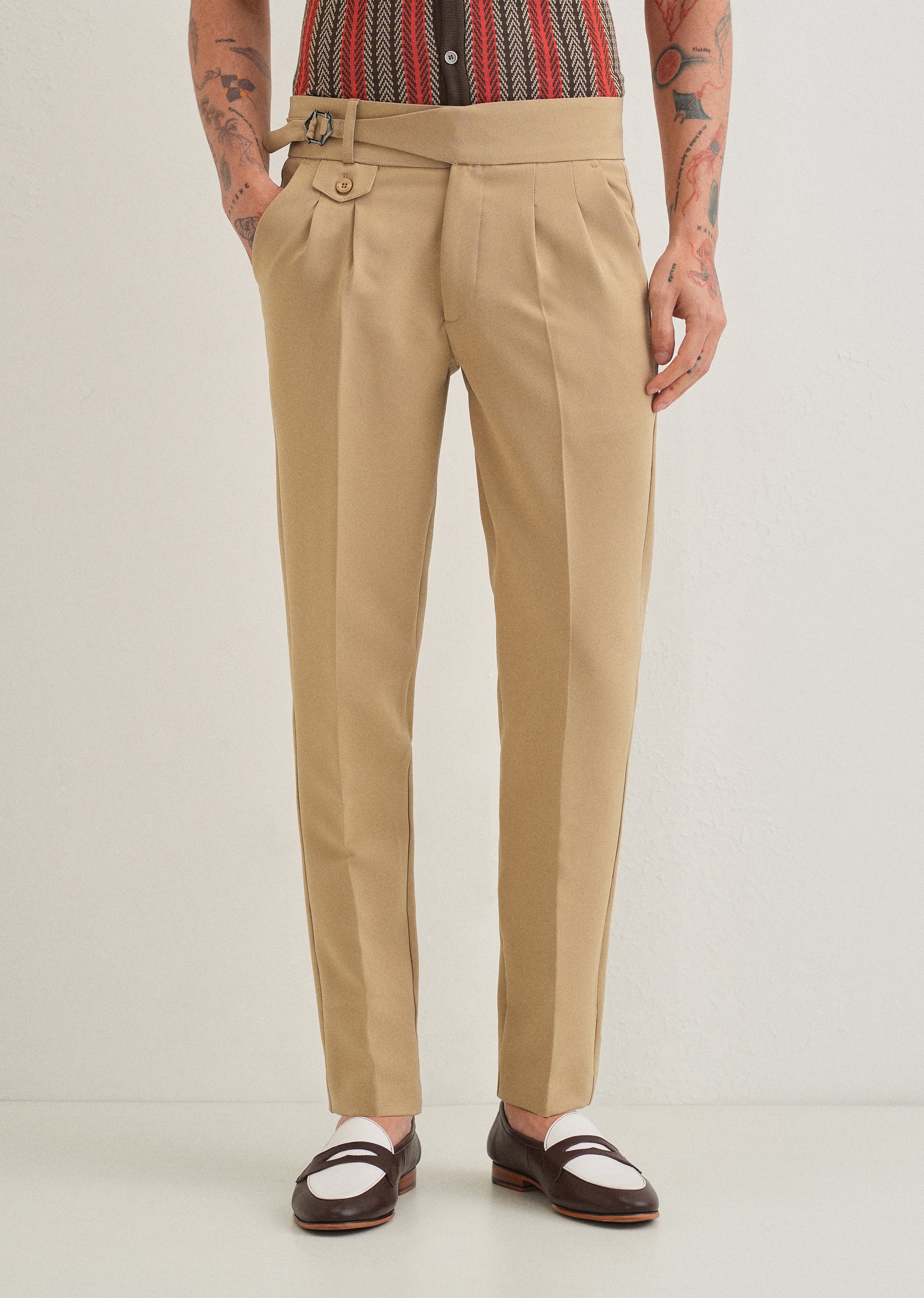 Tan Brown Gurkha Pant - Image 4