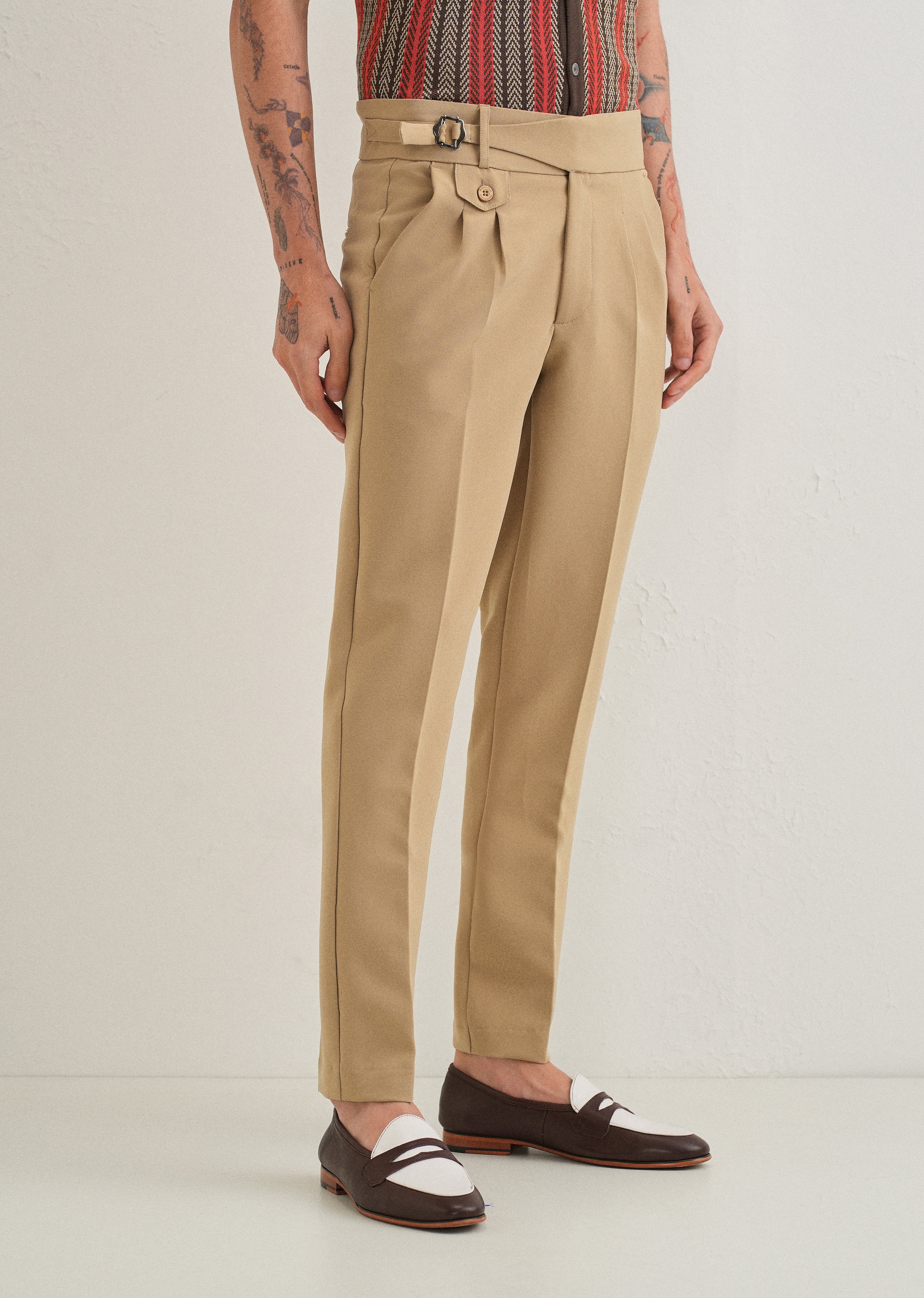 Tan Brown Gurkha Pant - Image 5