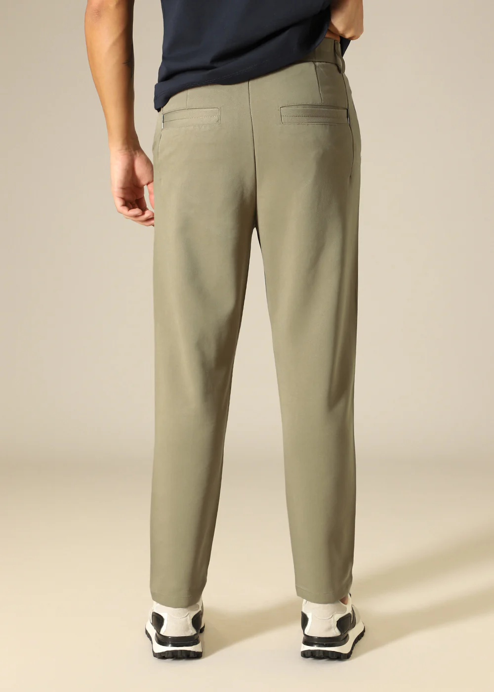 Tan Green Regular Fit Trouser - Image 4