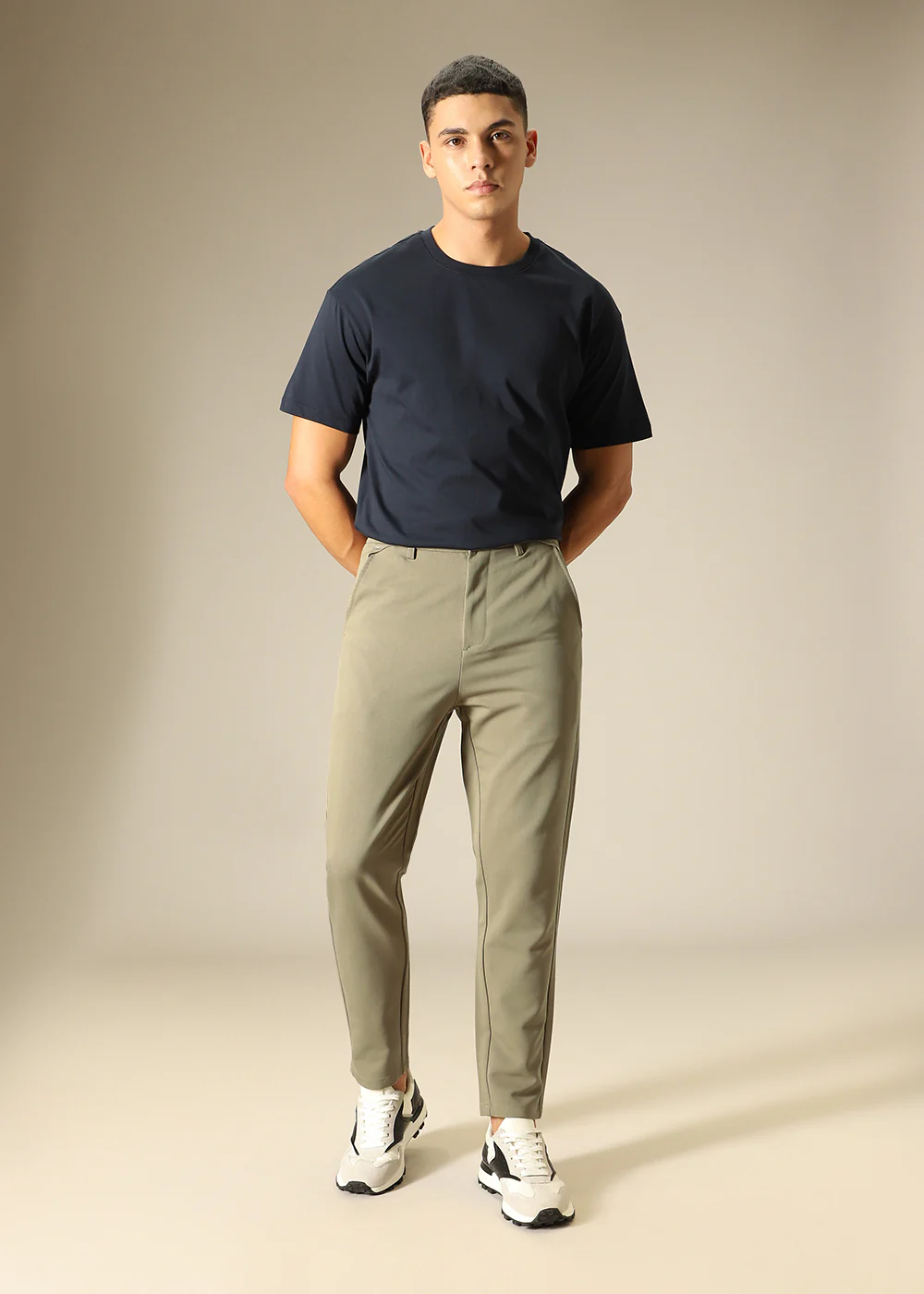 Tan Green Regular Fit Trouser - Image 6