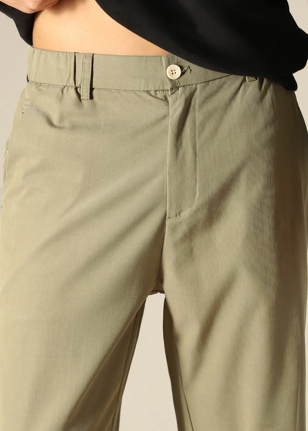 Tan Relaxed Fit Trouser - Image 2