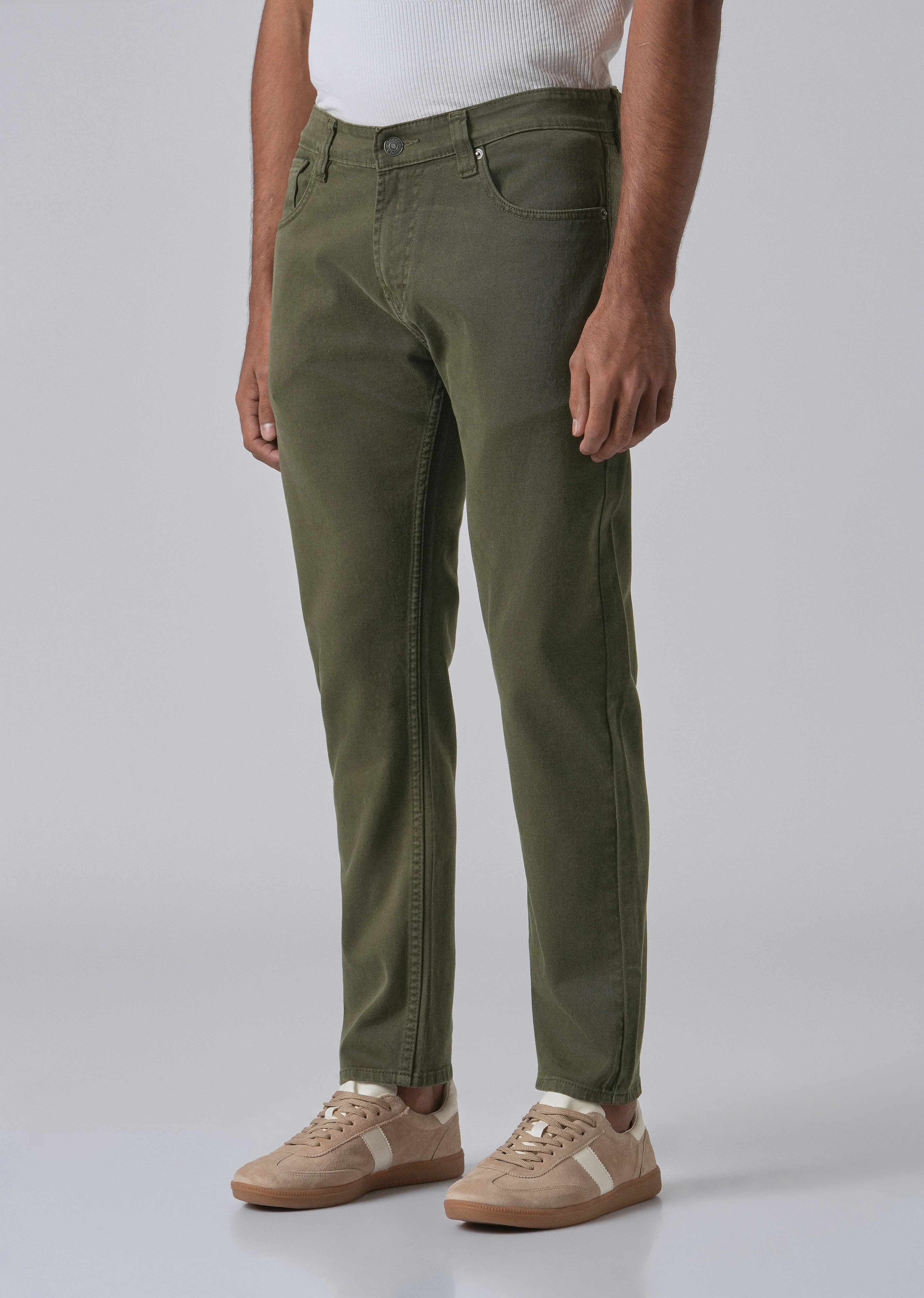 Tate Olive Slim fit Jeans - Image 4