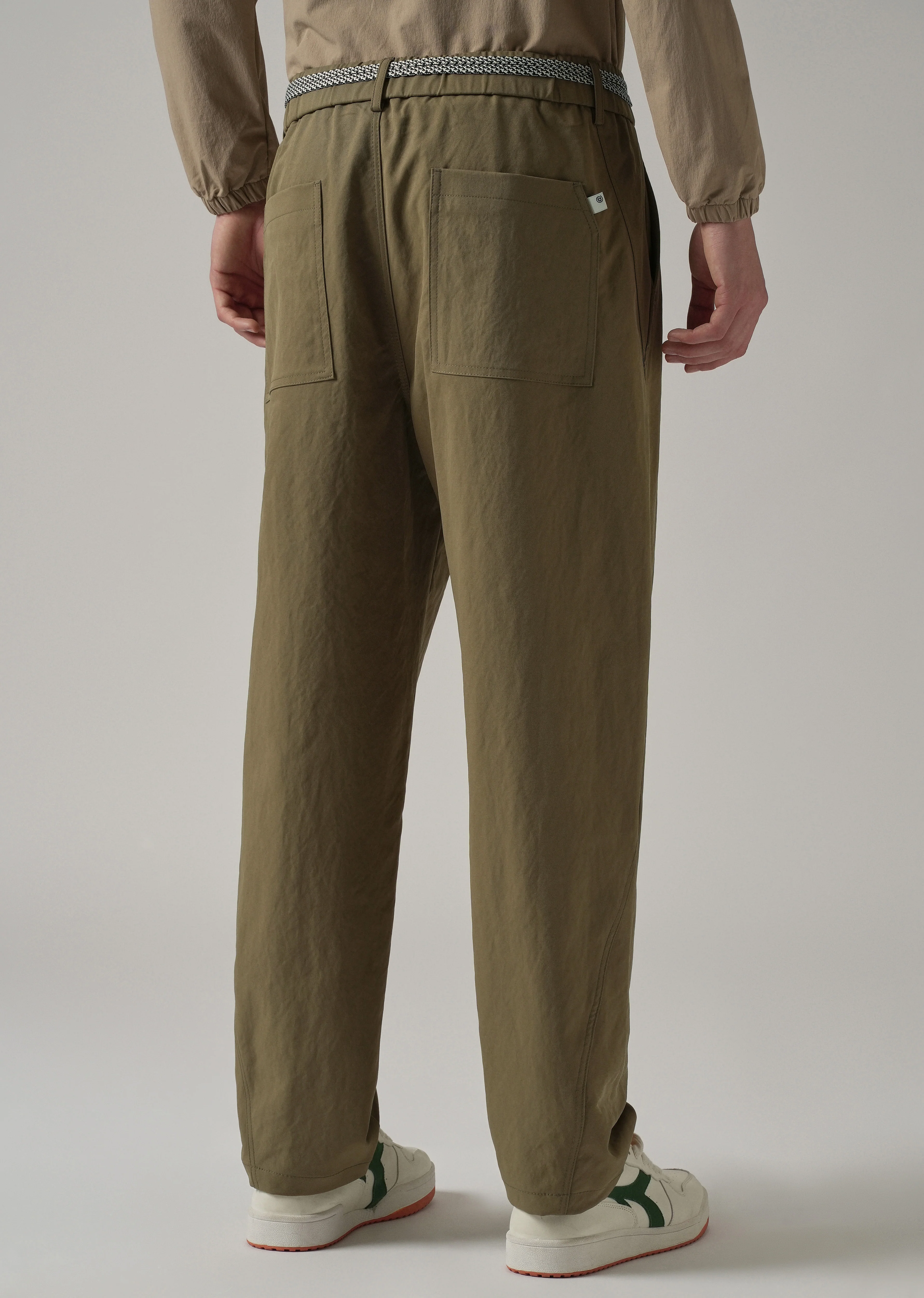 Taupe Stone Wash Pant - Image 2