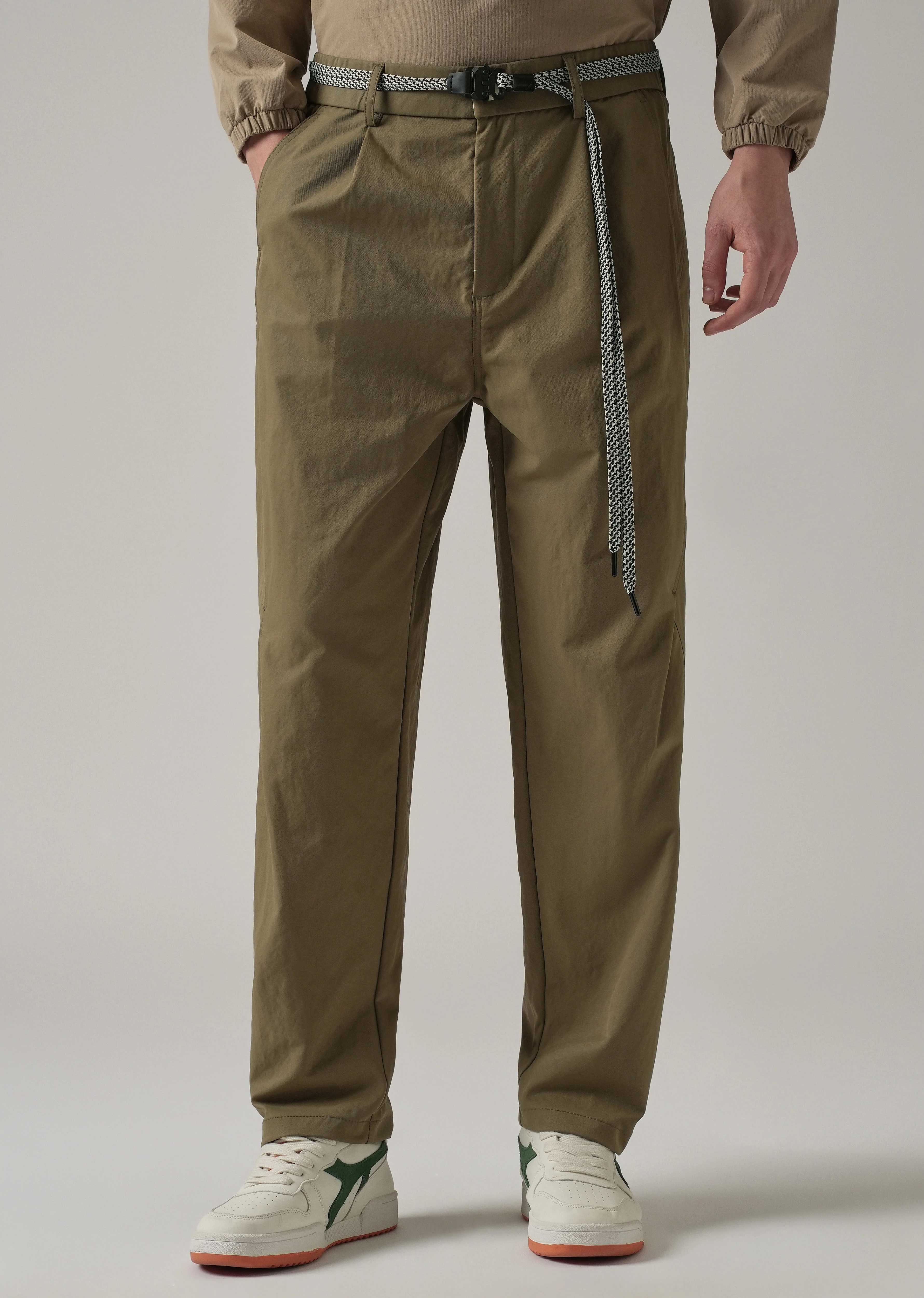 Taupe Stone Wash Pant - Image 7