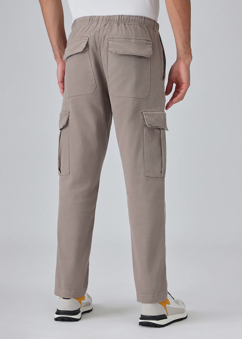 Taupe Twill Cargo Pant - Image 2
