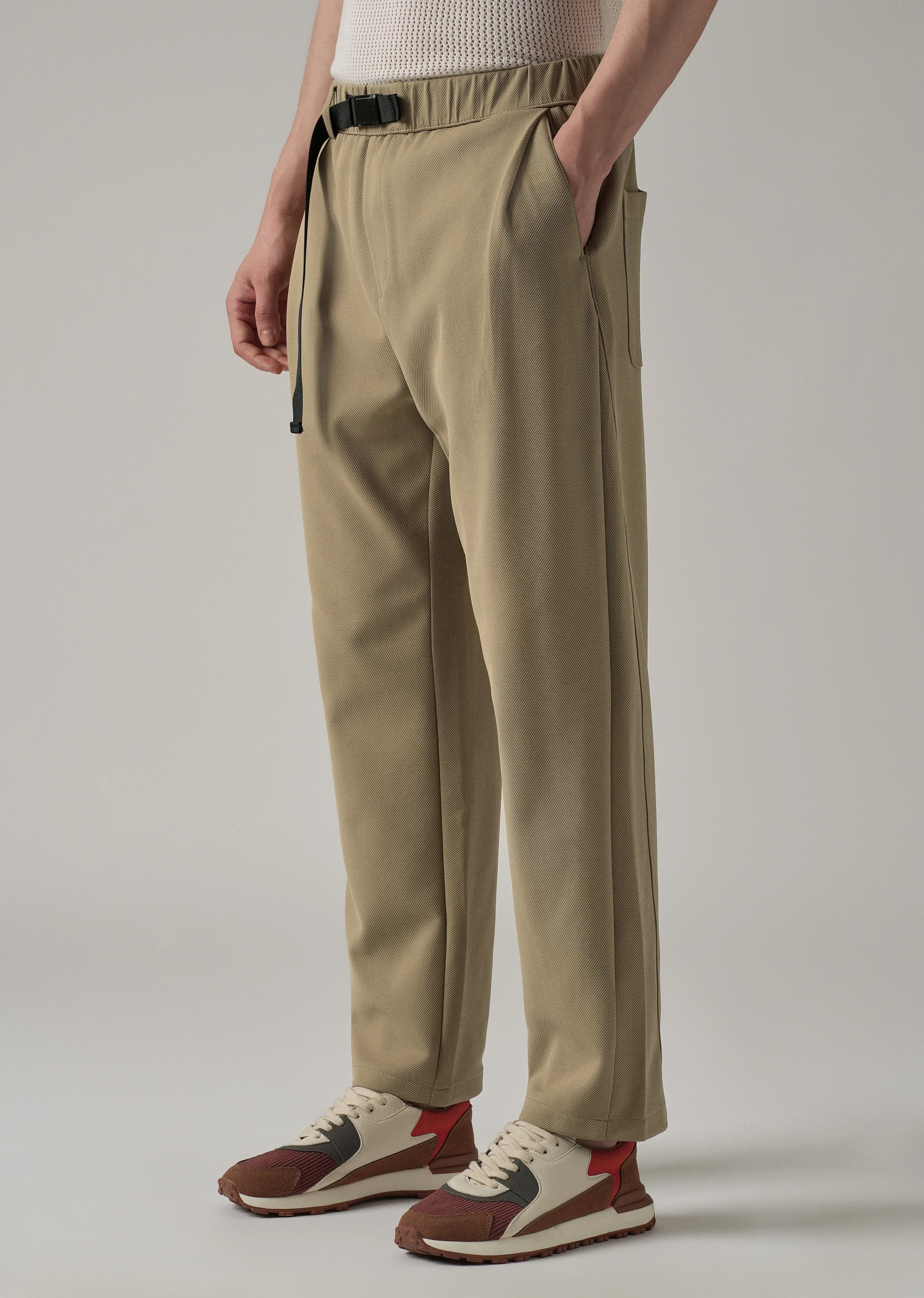 Taupe Twill Pants - Image 4
