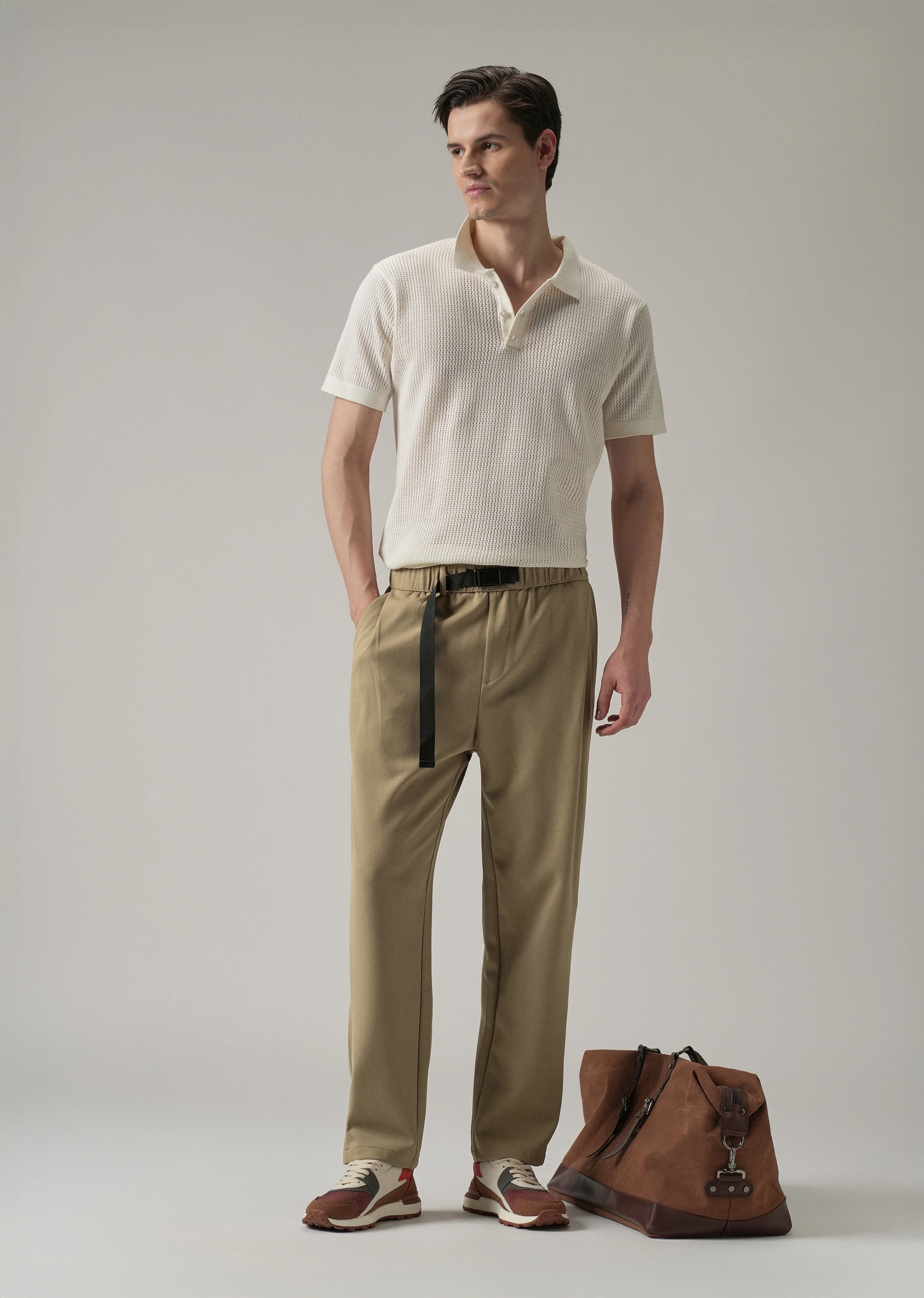 Taupe Twill Pants - Image 6
