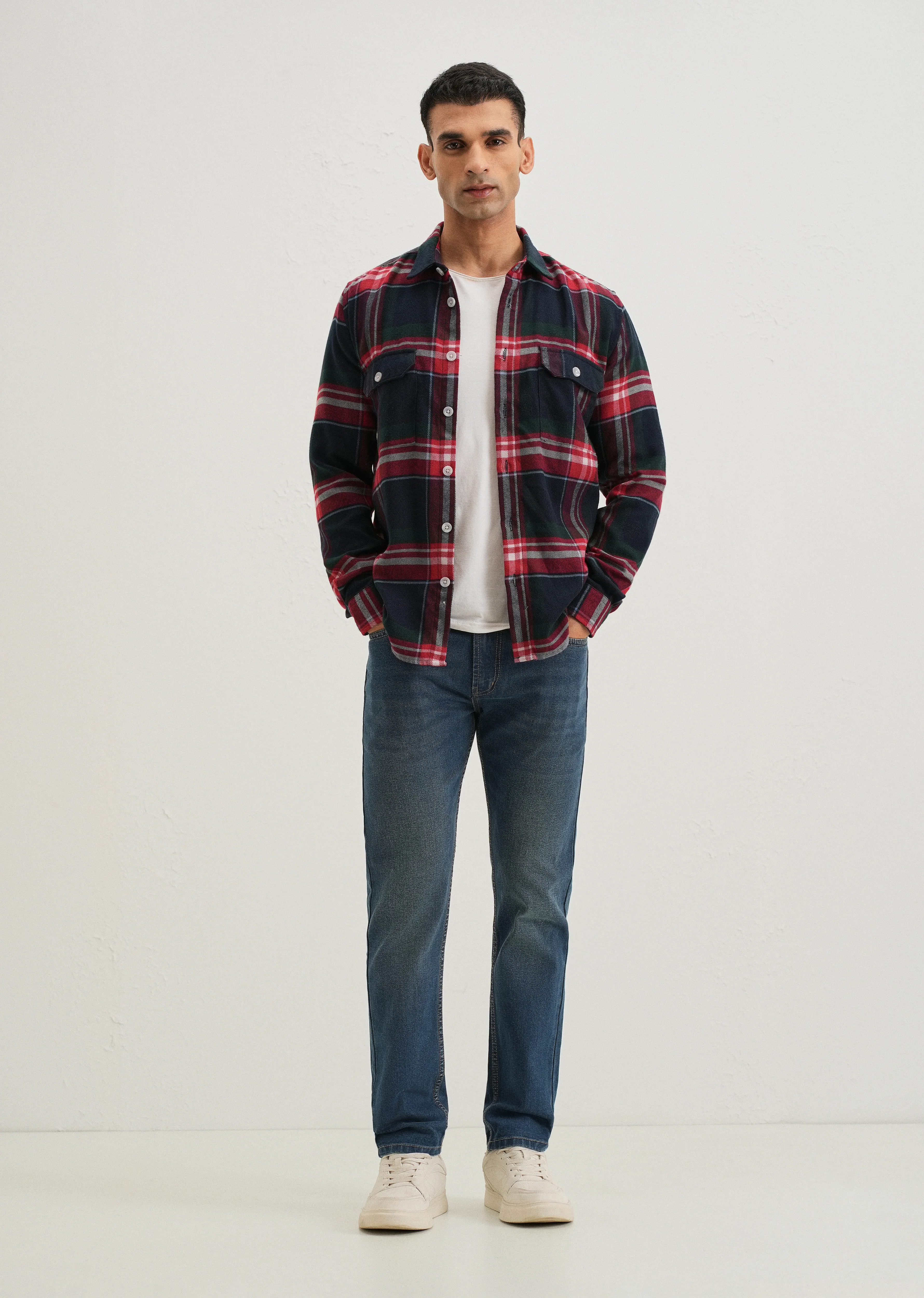 Teal Blue Slim fit Jeans - Image 6