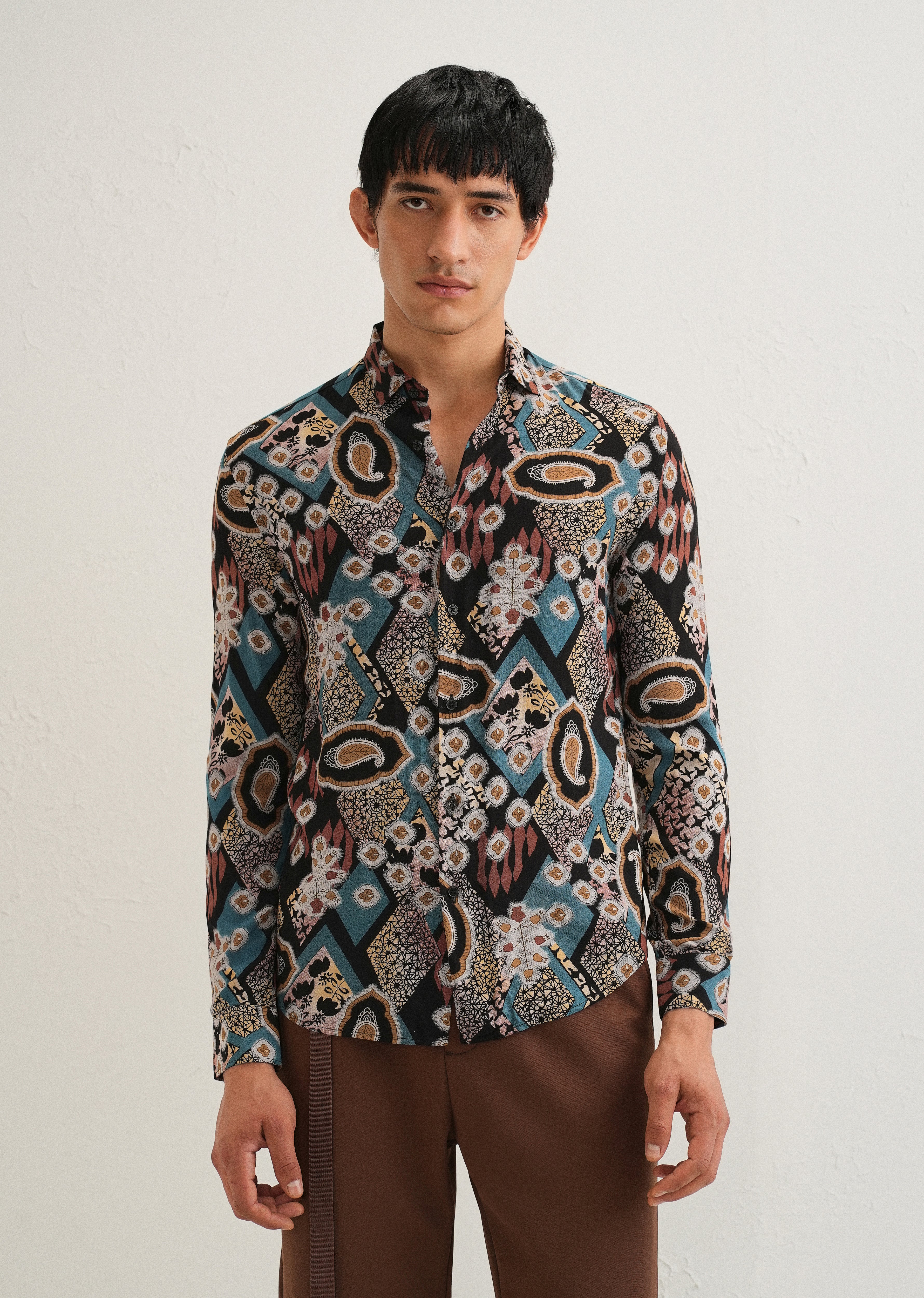 Teal Feather Shirt - Image 3