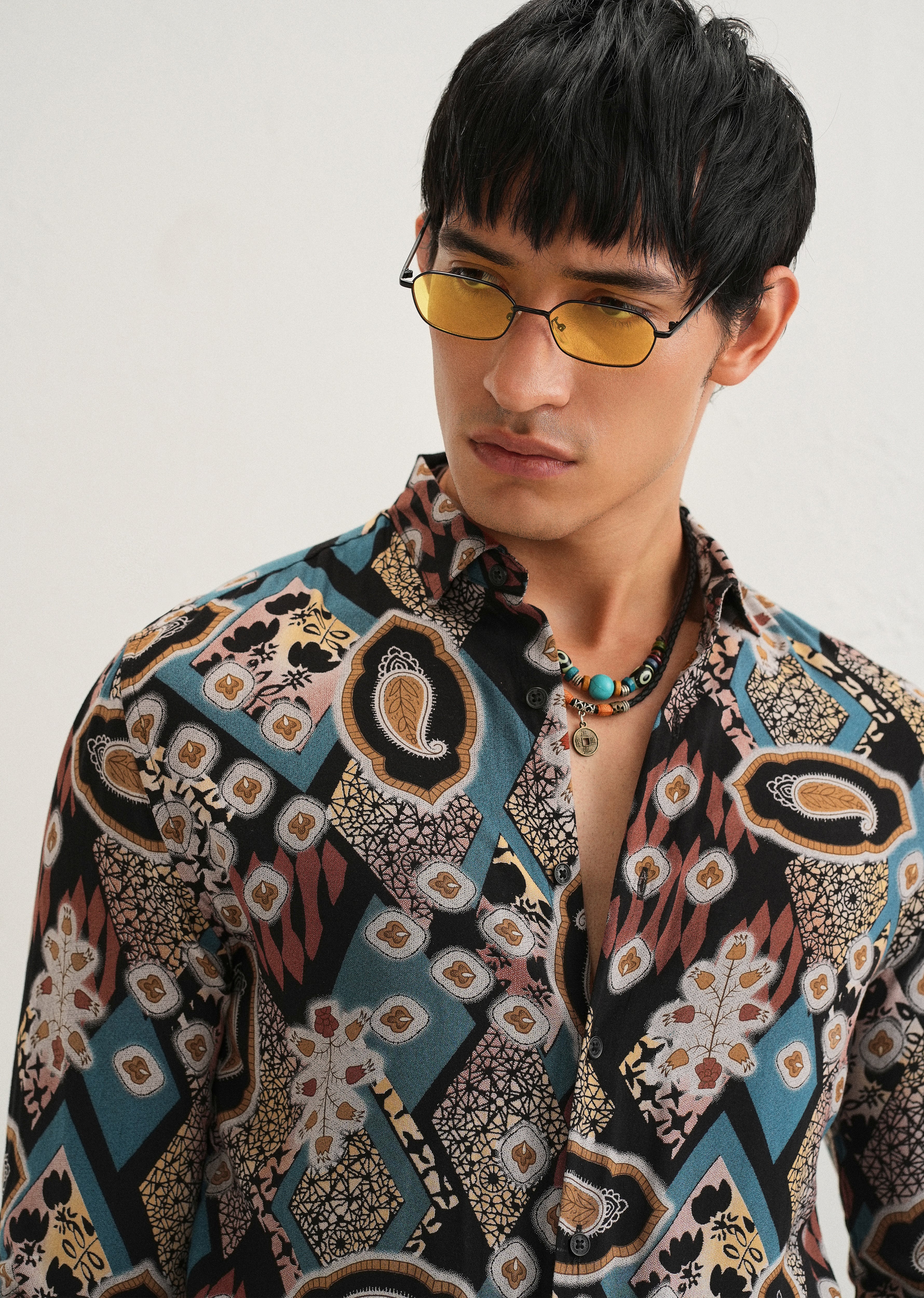 Teal Feather Shirt - Image 5