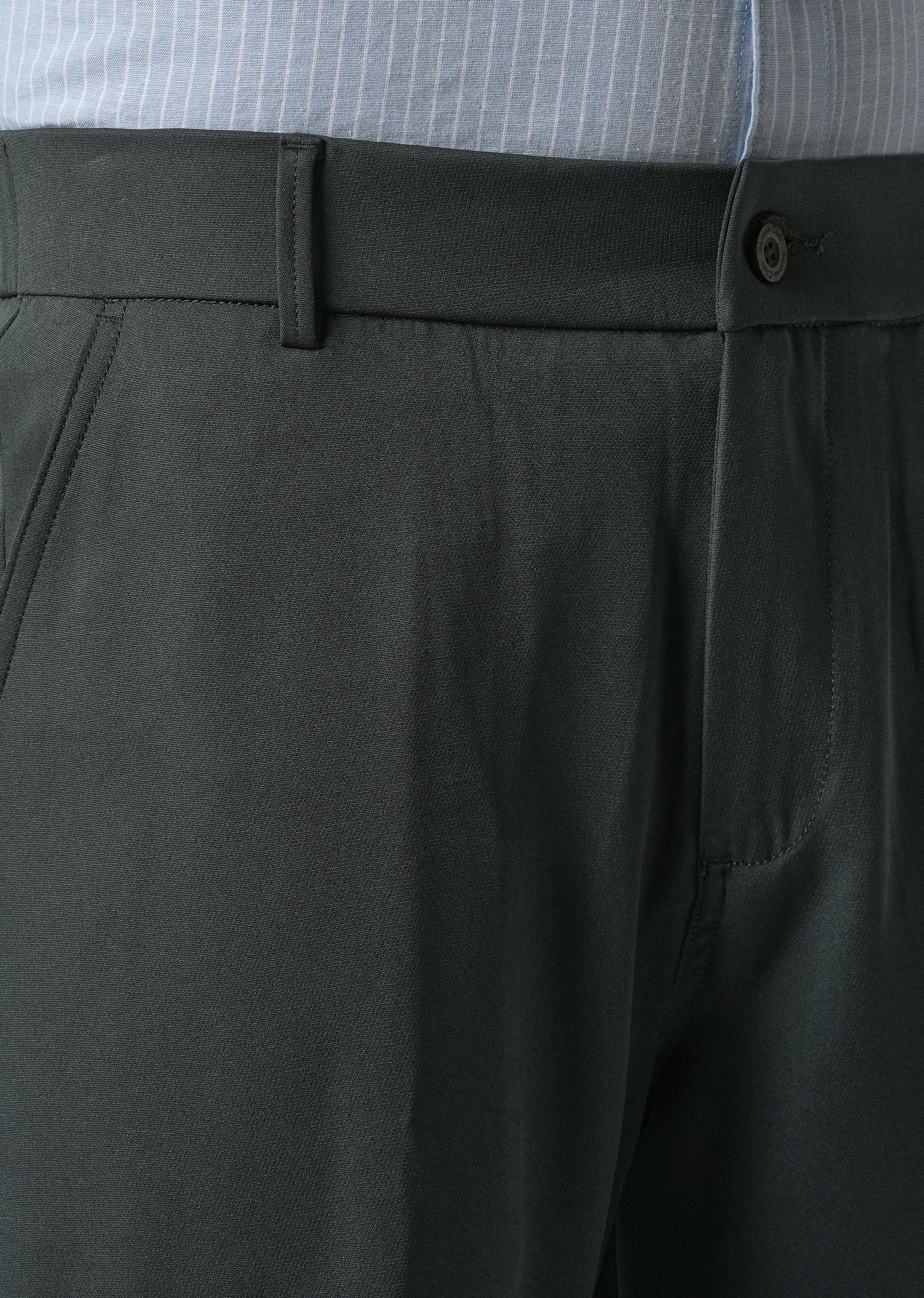 Teal Green Relaxed Fit Trousers - Image 5