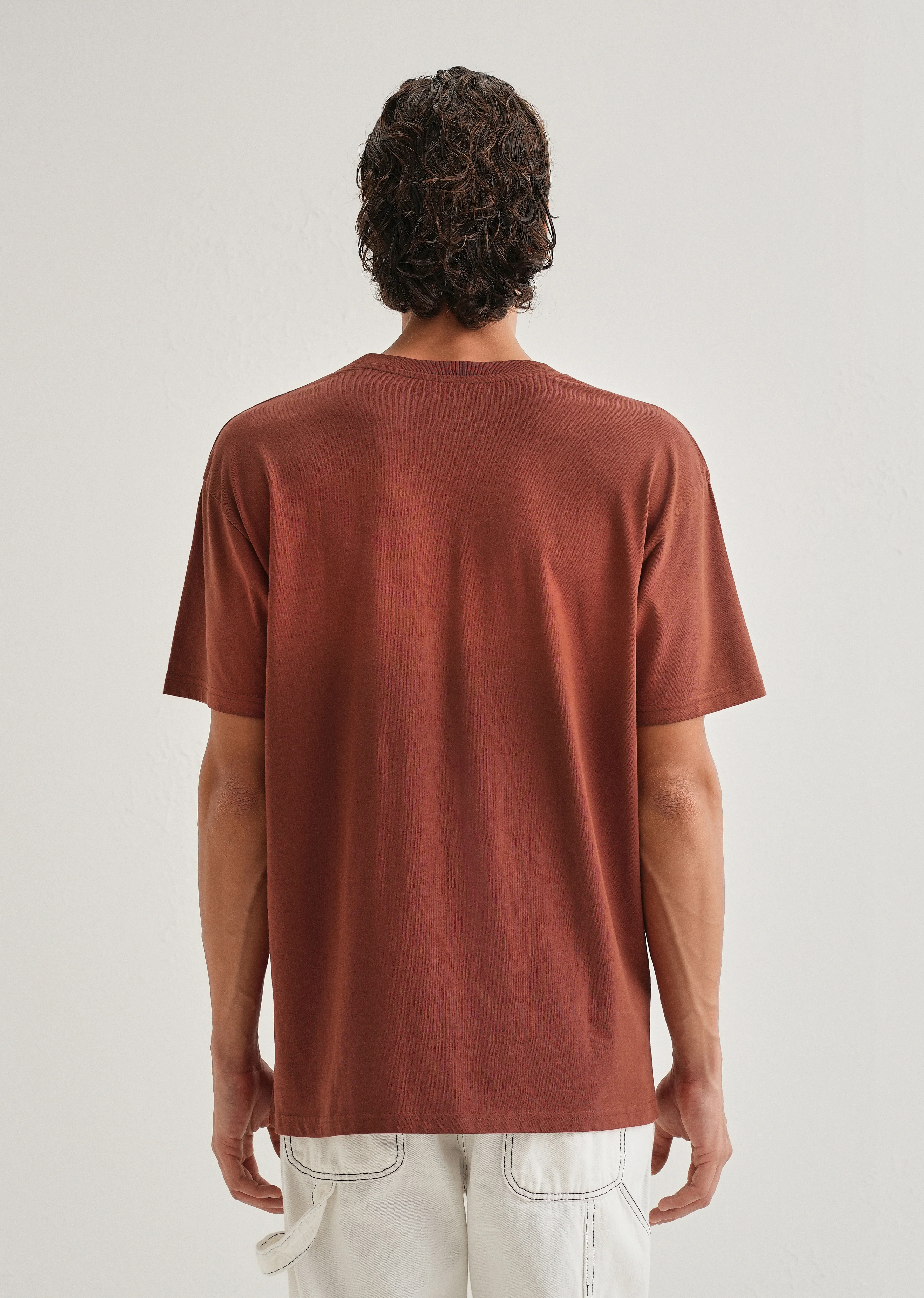 Terracotta Printed Oversized T-shirts - Image 2