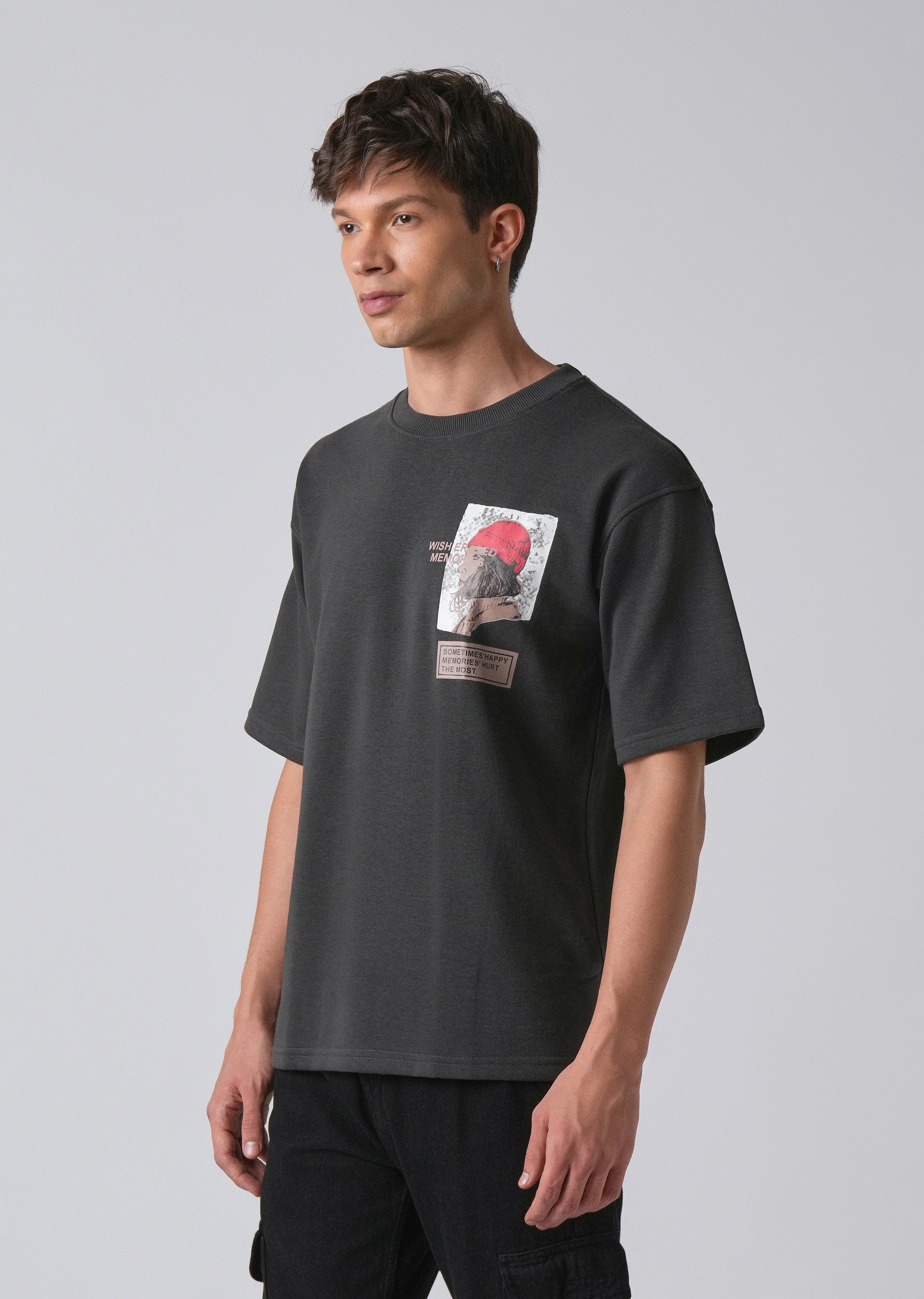 Thundercloud Grey Oversized T-shirt - Image 4