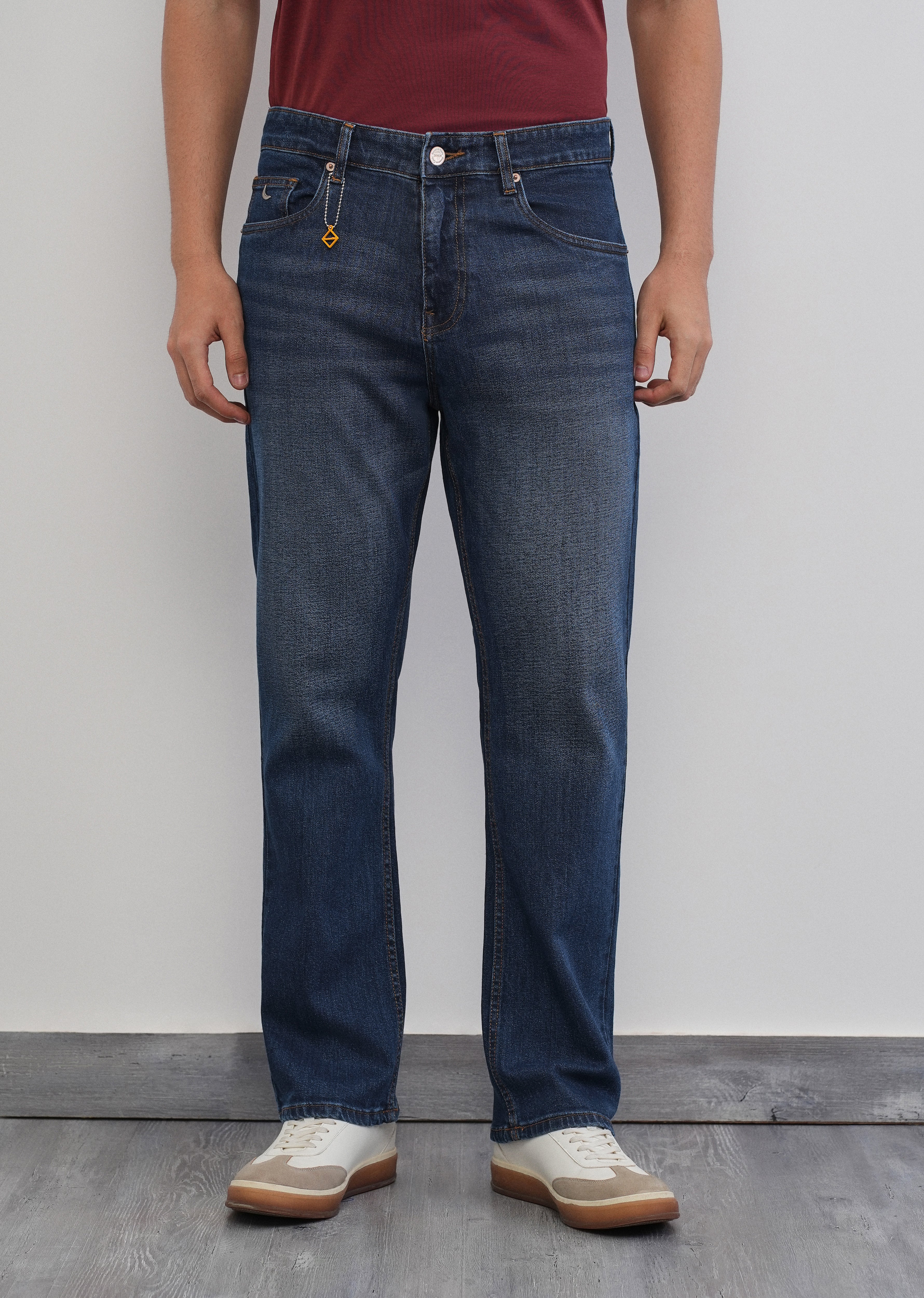 Timeless Blue Straight Fit Jeans - Image 3