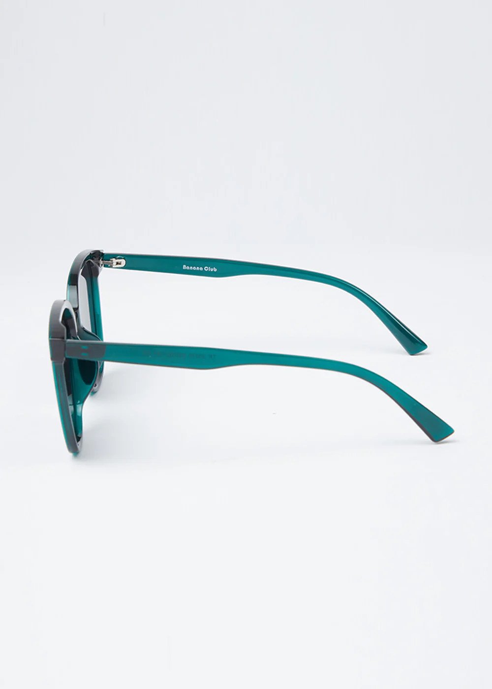 Turquoise Green Unisex Square Sunglasses - Image 4