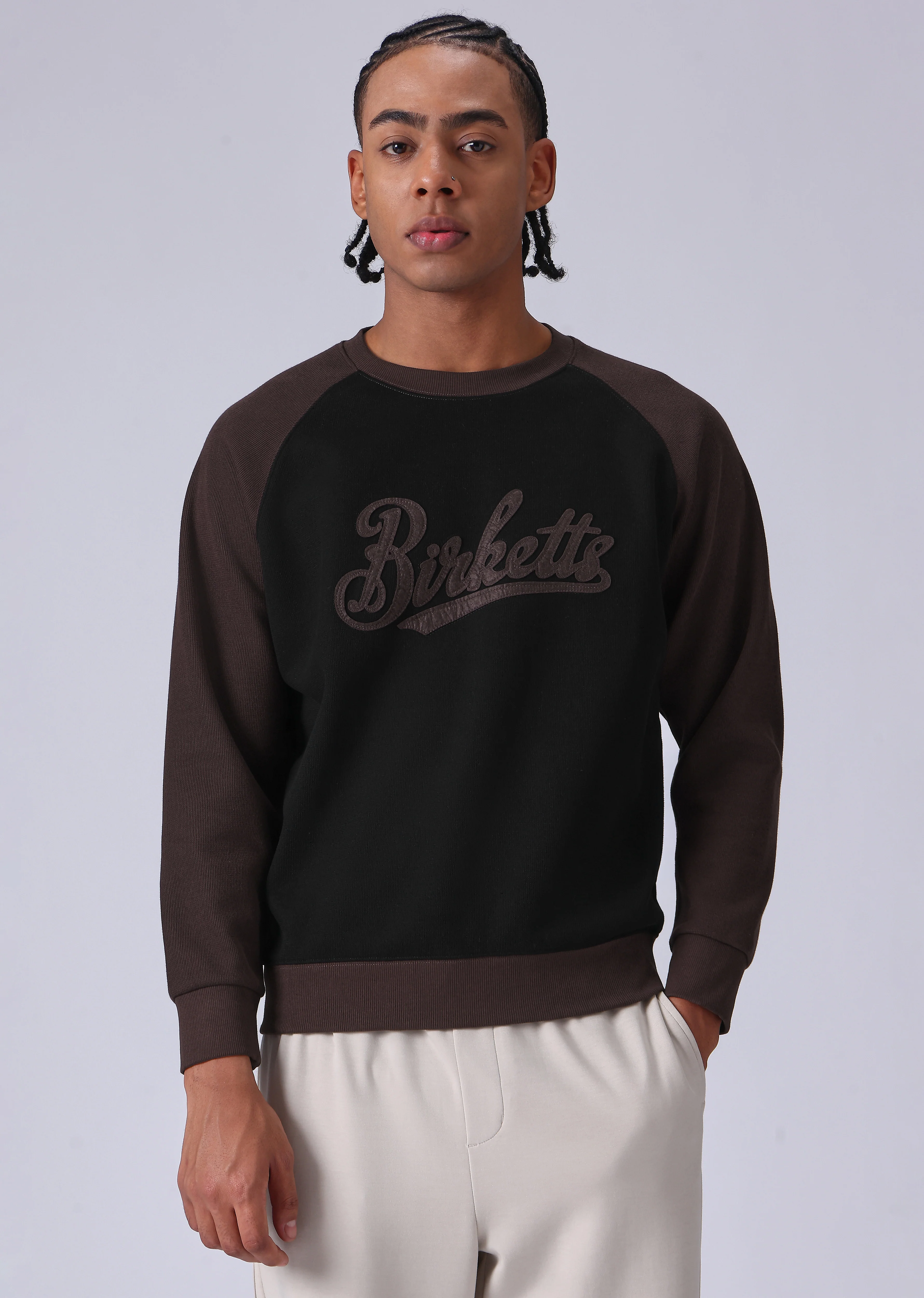 Typography Brown Sweatshirt - Image 3