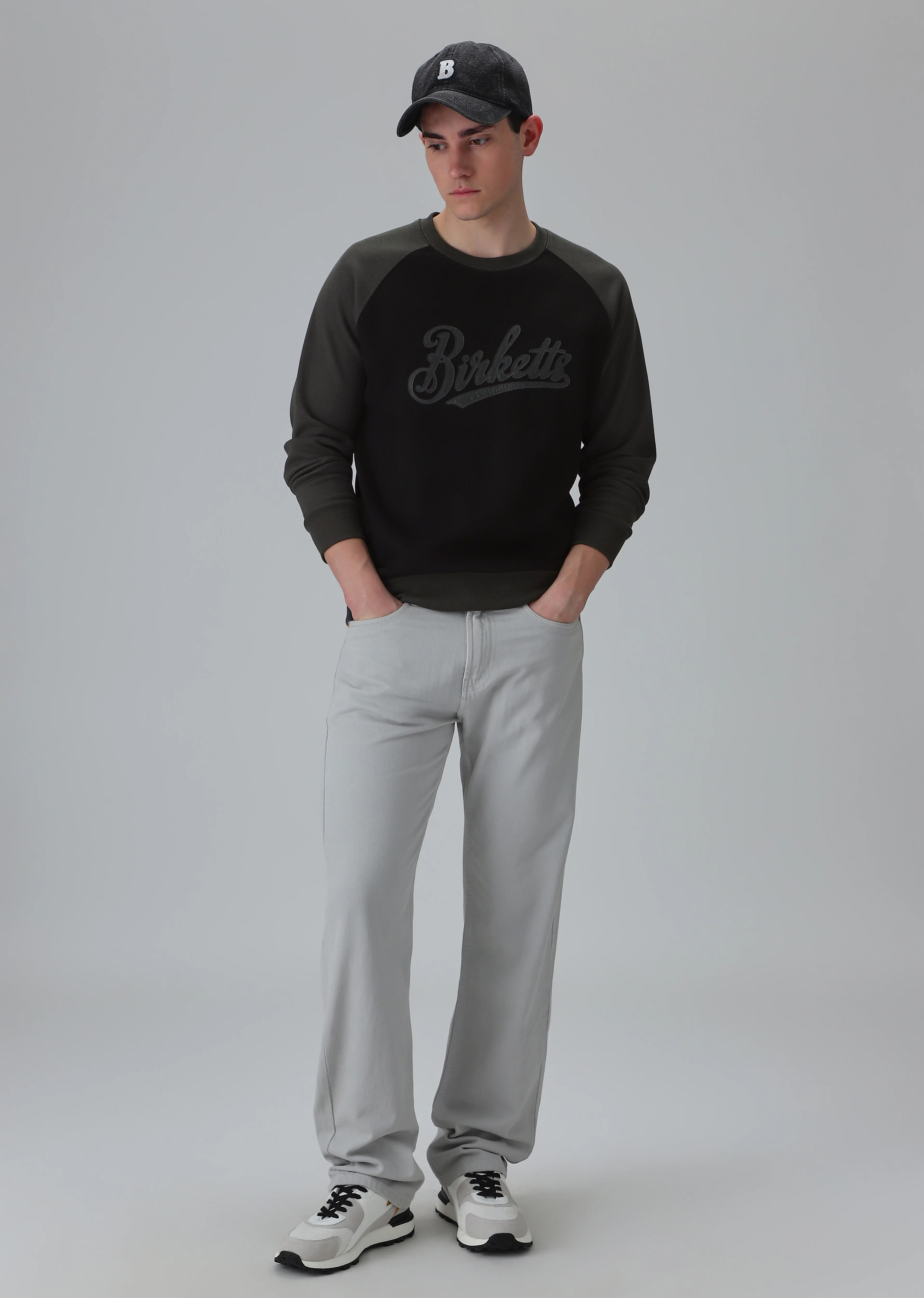 Typography Grey Sweatshirt - Image 6