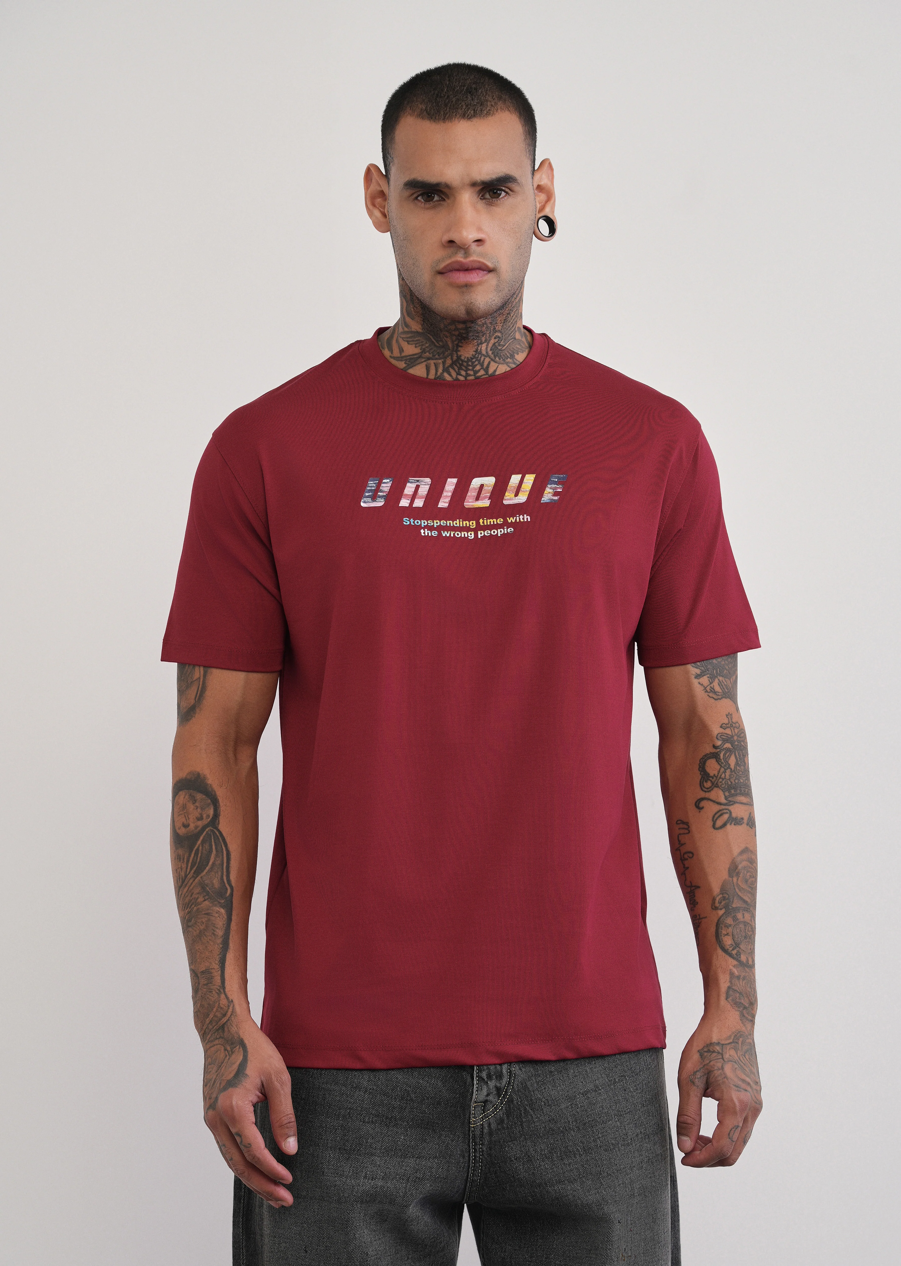 Unique Red T-shirt - Image 2