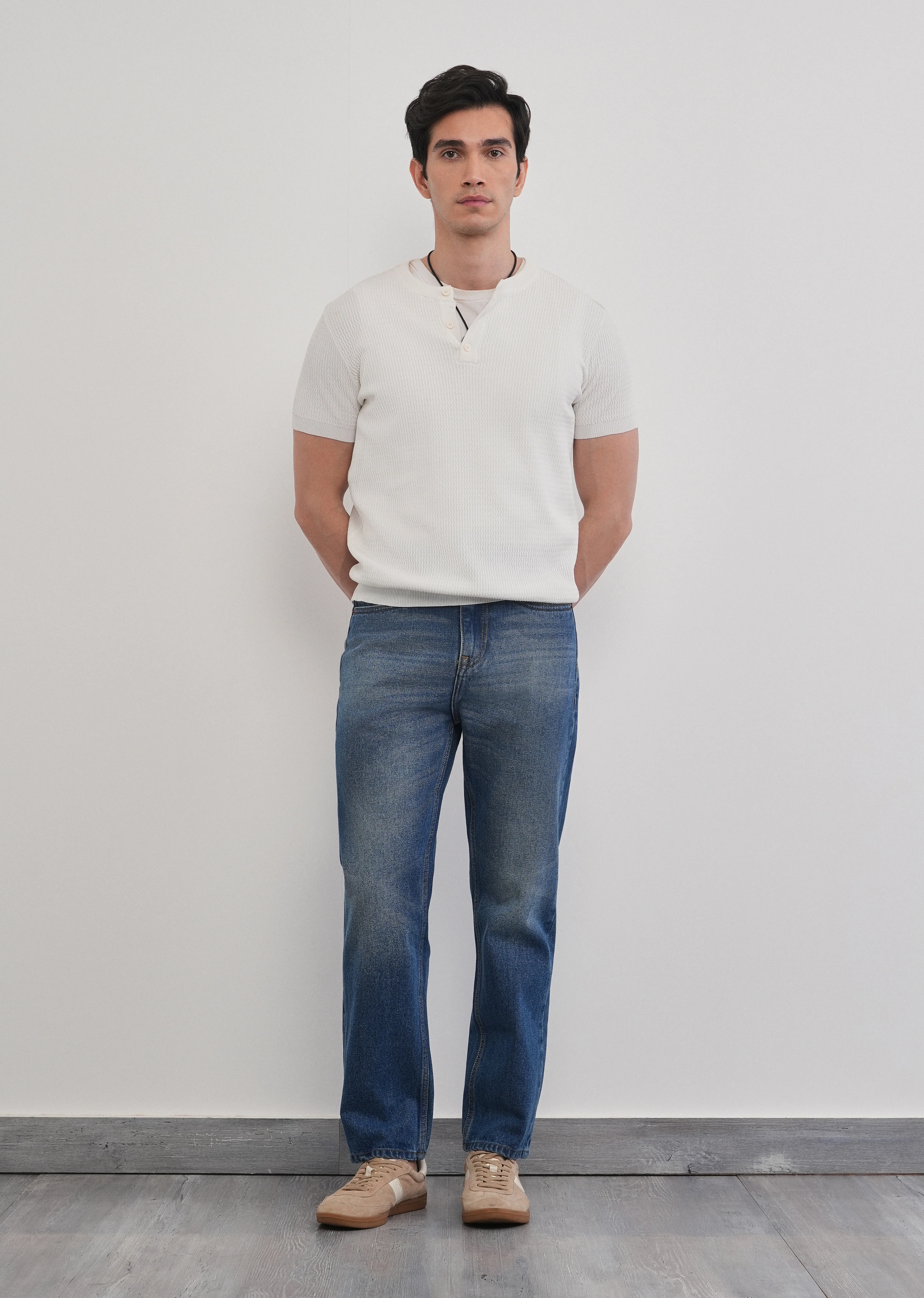 Urban Blue Slim Straight Jeans - Image 6