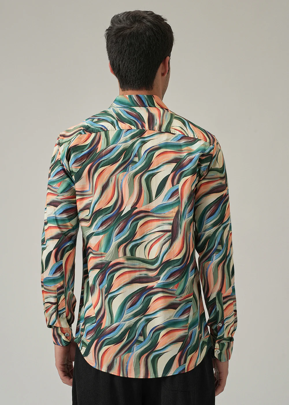 Vibrant Abstract Print Shirt - Image 2
