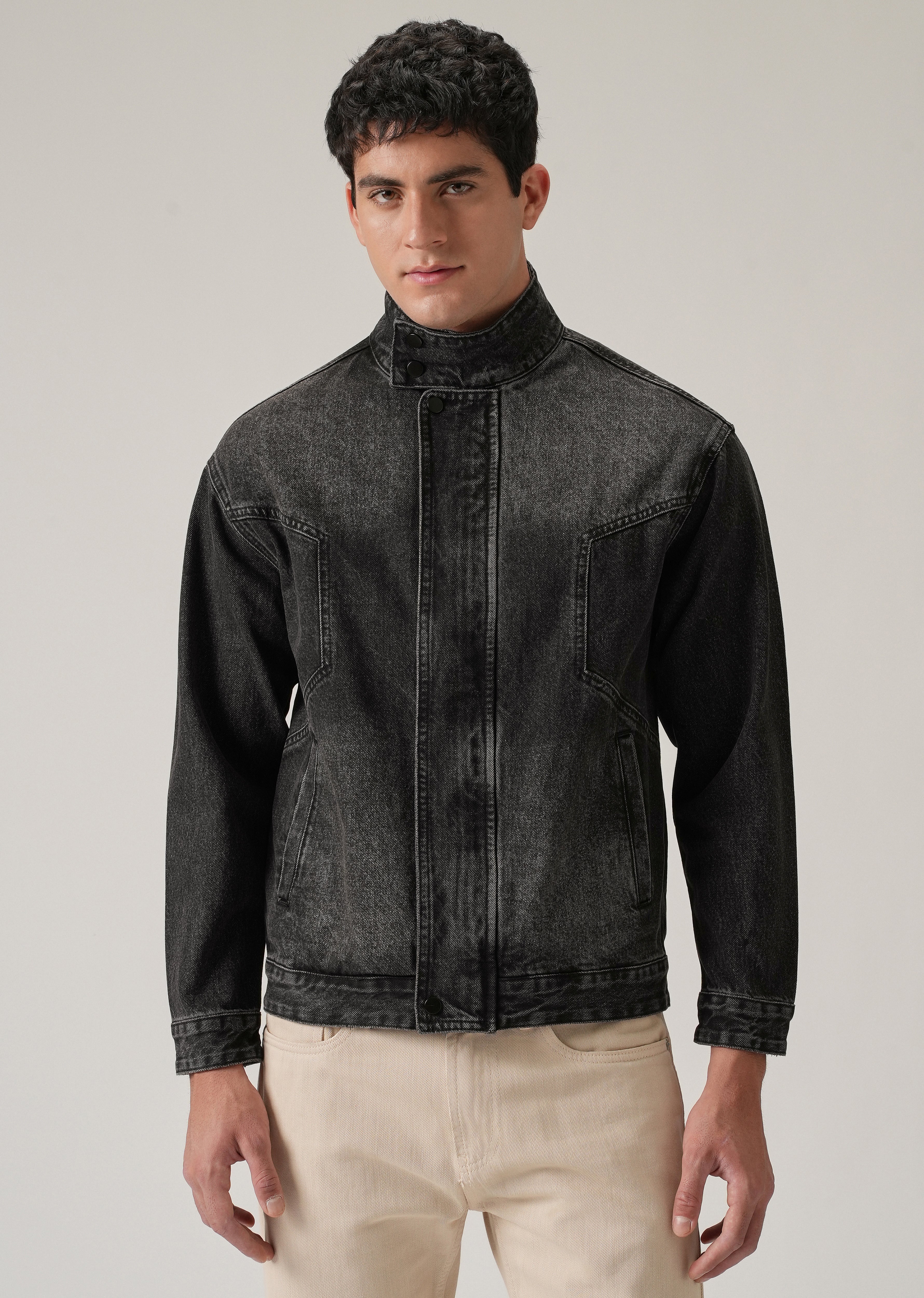 Vintage Wash Denim Jacket - Image 3