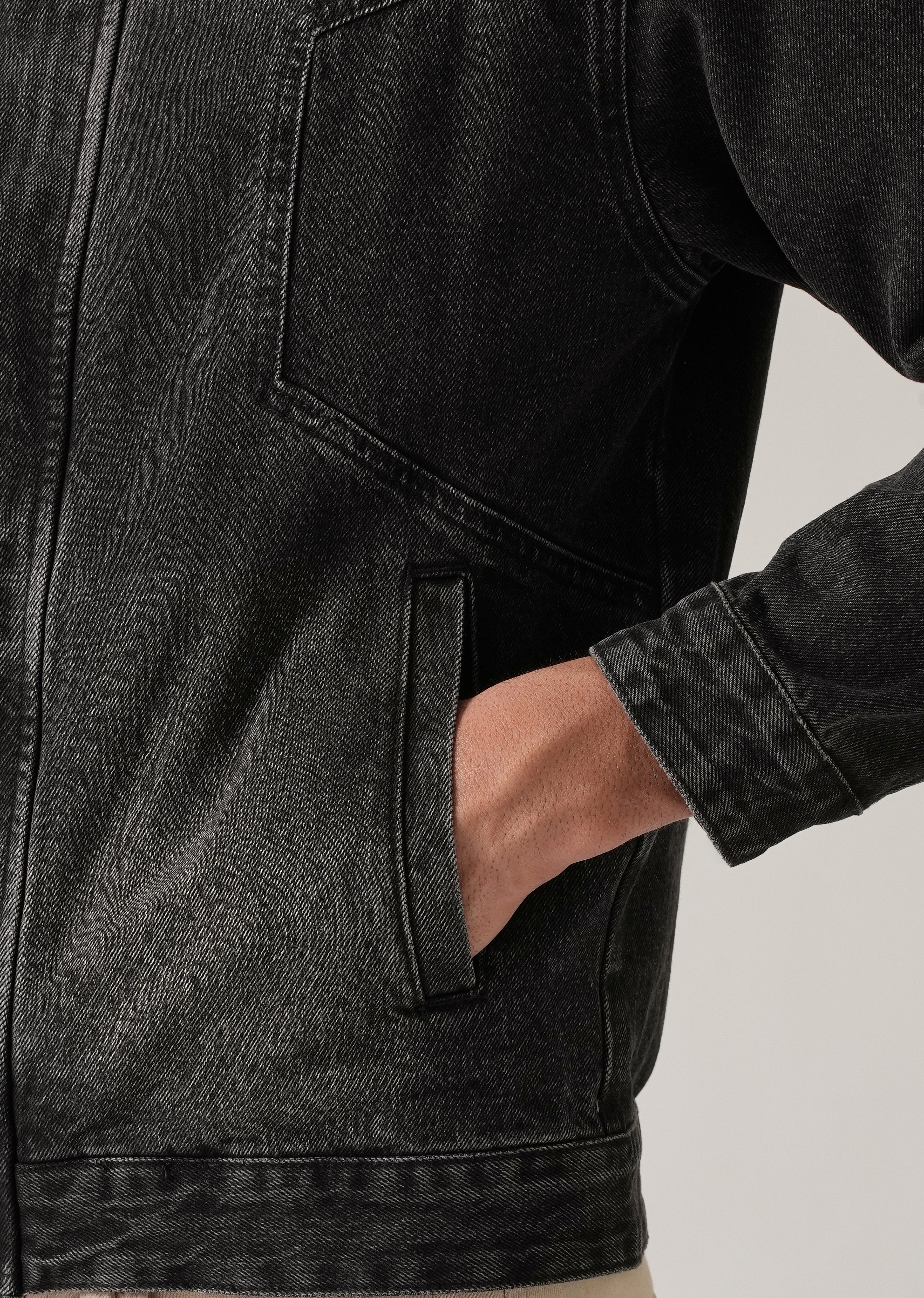 Vintage Wash Denim Jacket - Image 5