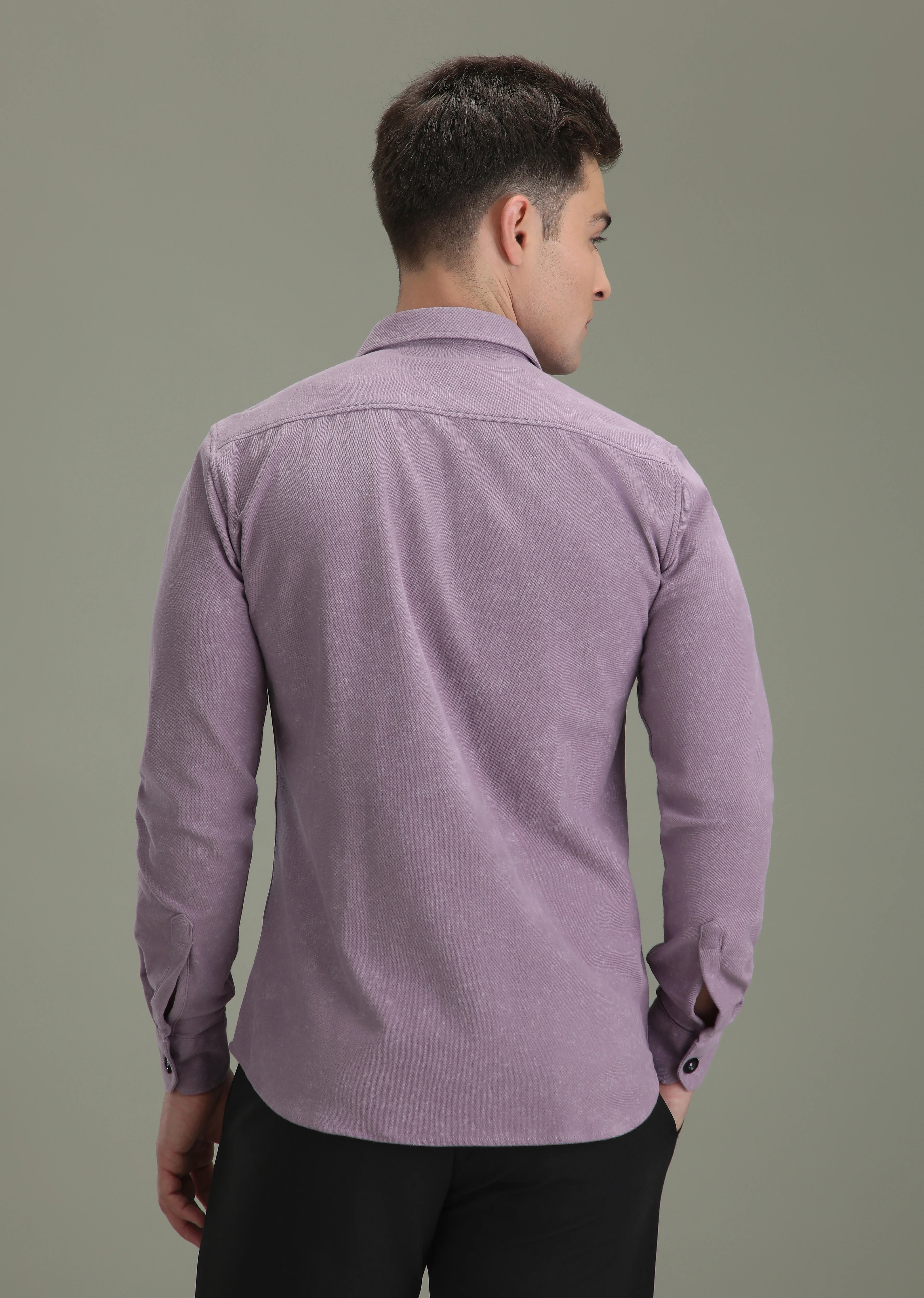 Violet Knitted Shirt - Image 4