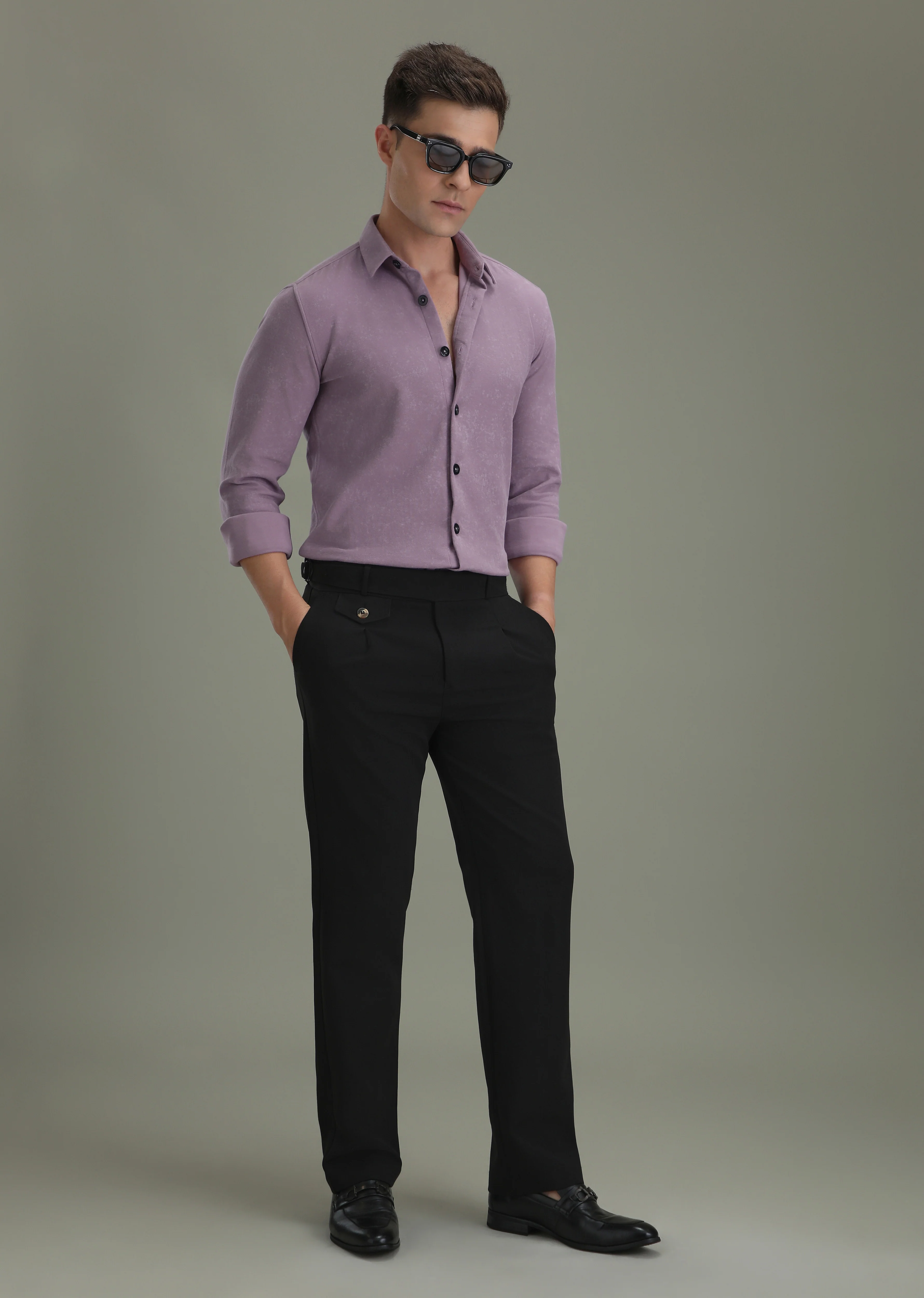 Violet Knitted Shirt - Image 6