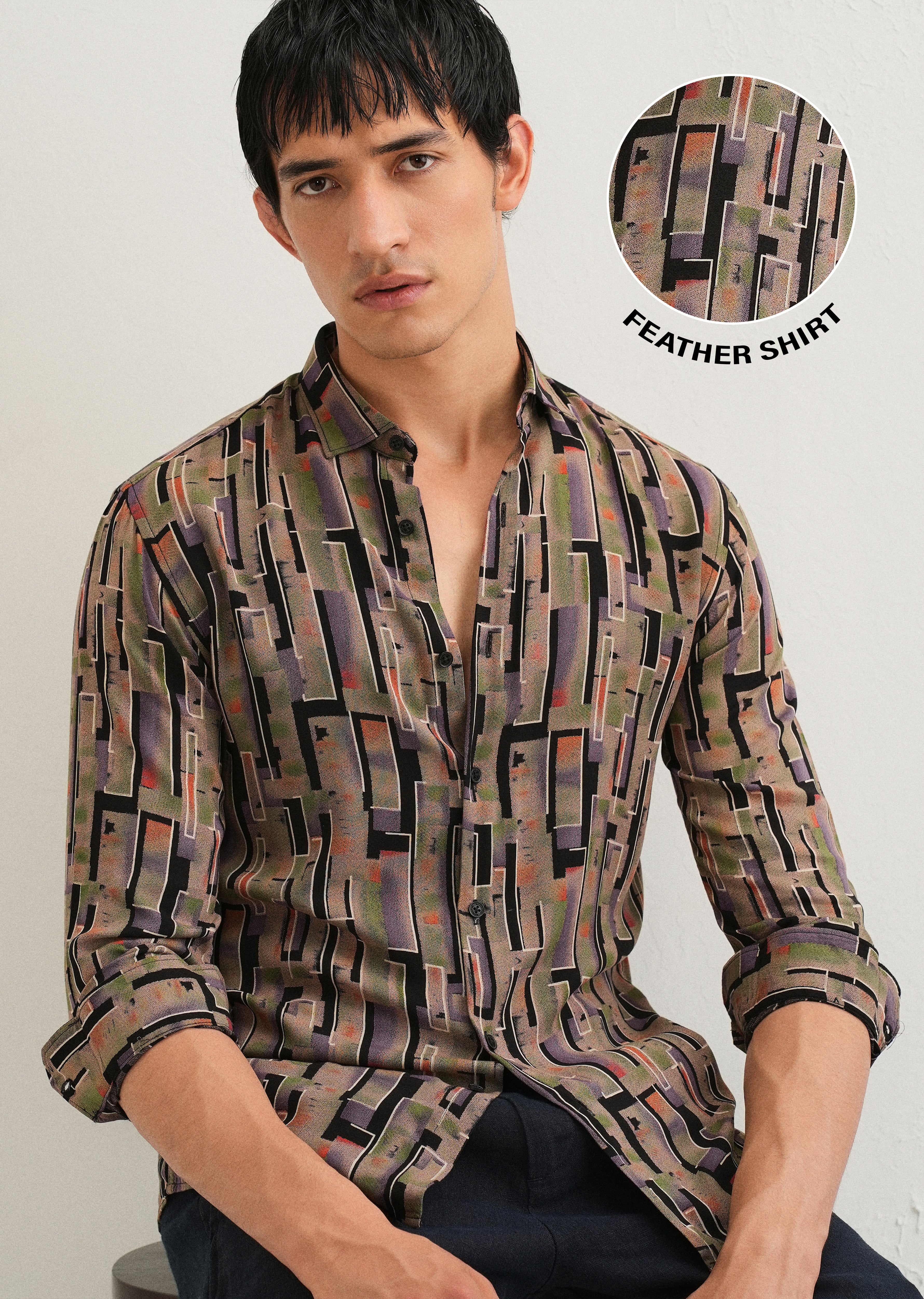 Violet Feather Shirt - Image 7
