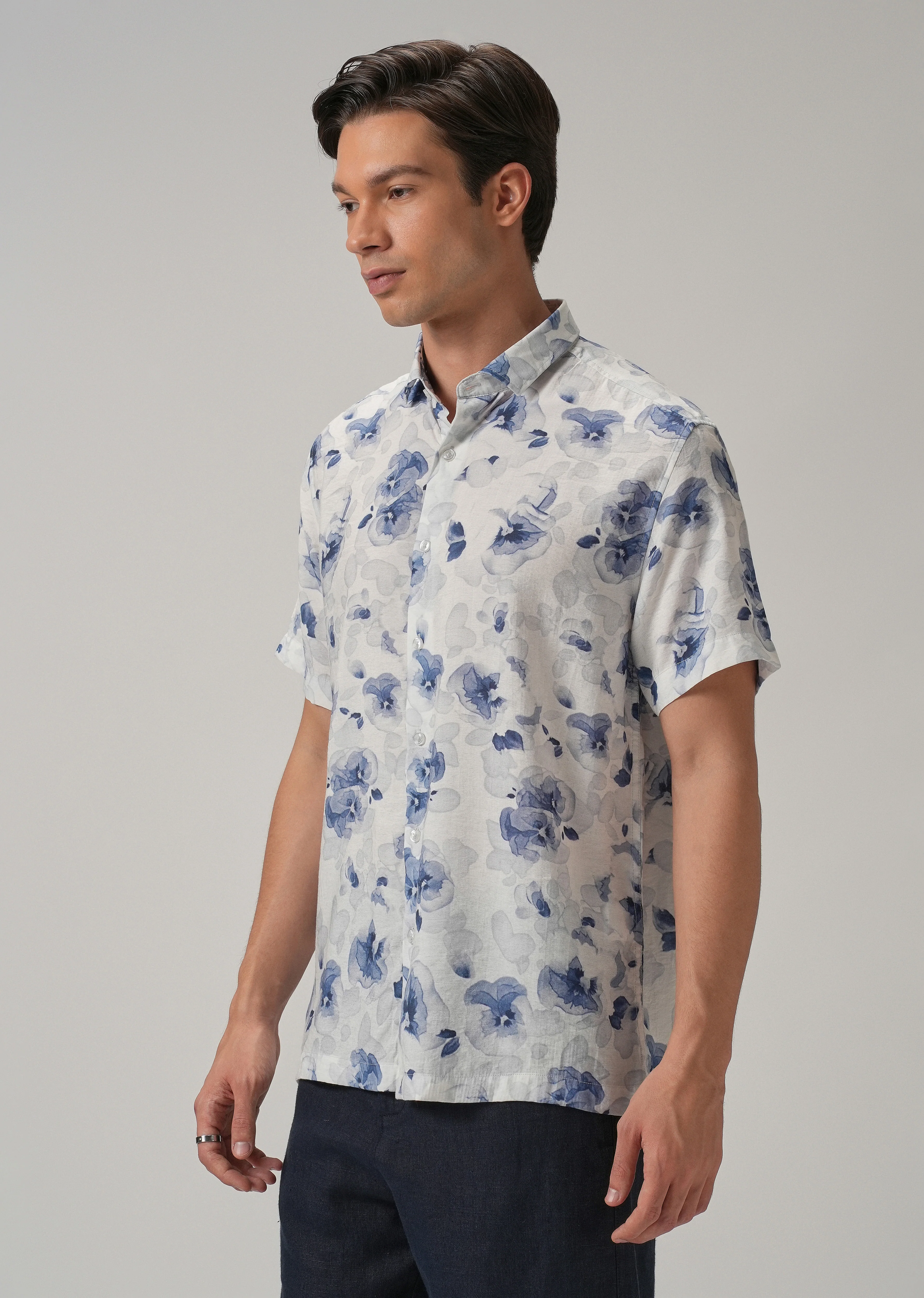 Wash Flora Printed Shirt - Image 4