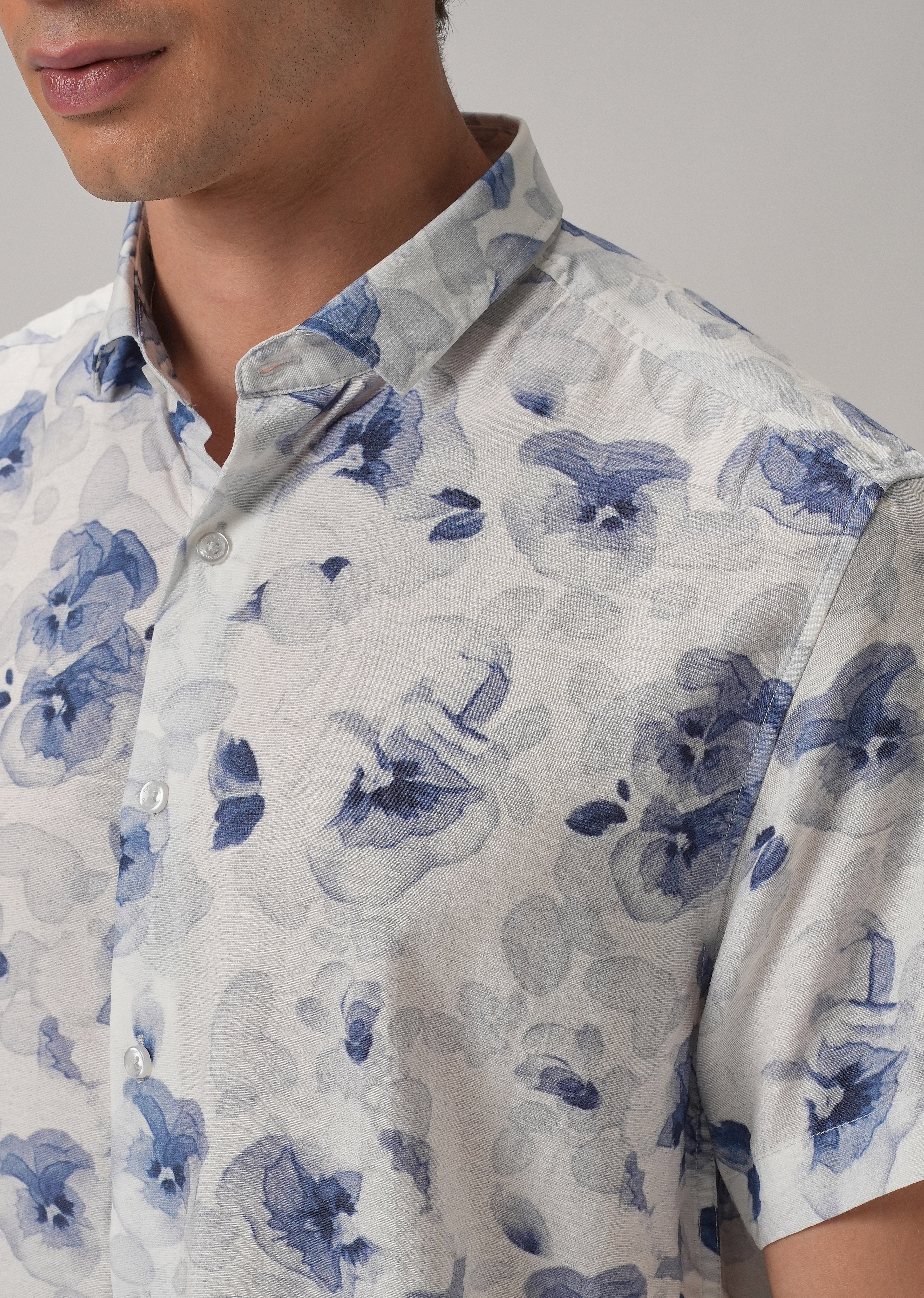 Wash Flora Printed Shirt - Image 5