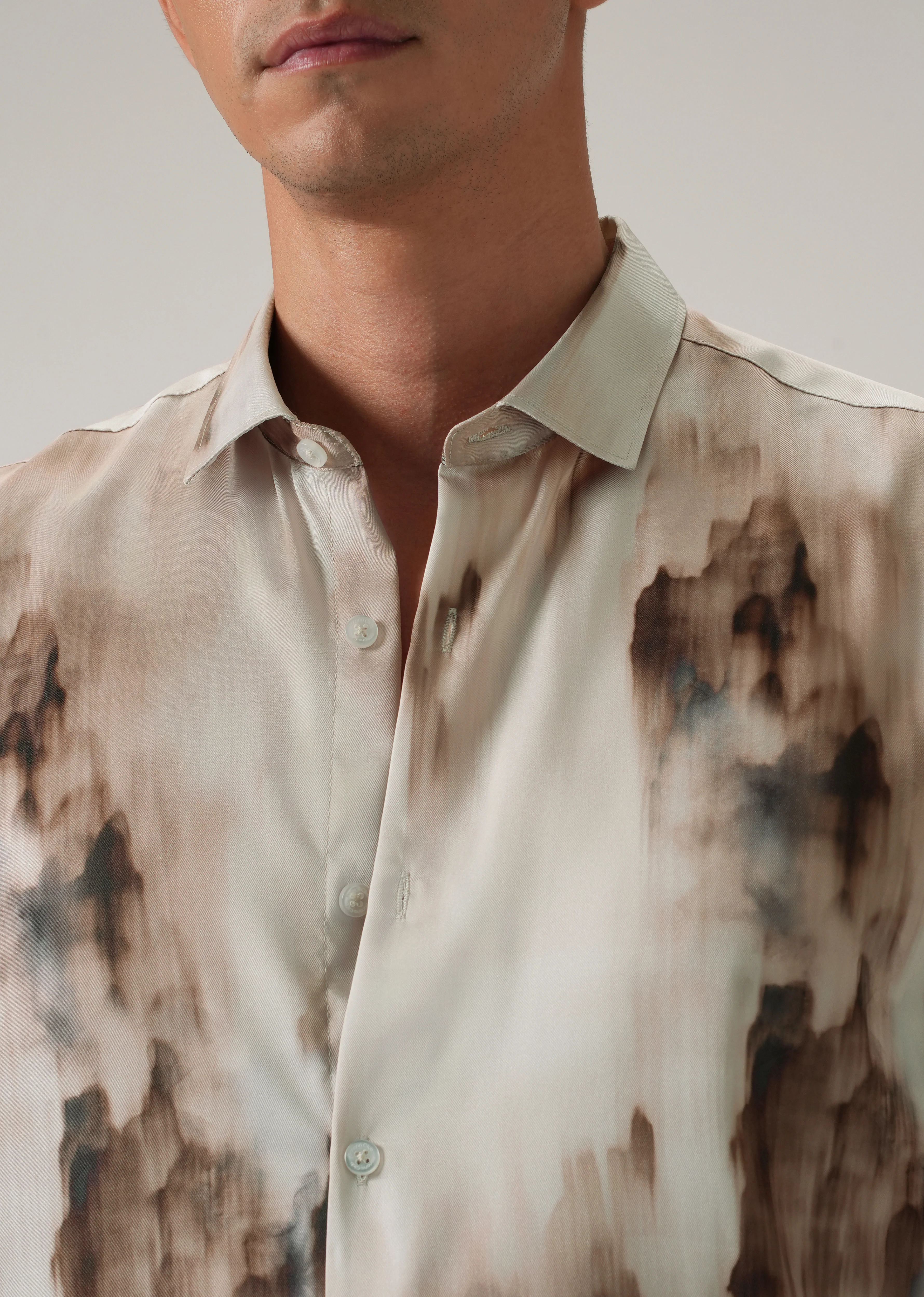 Watercolor Print Shirt - Image 5